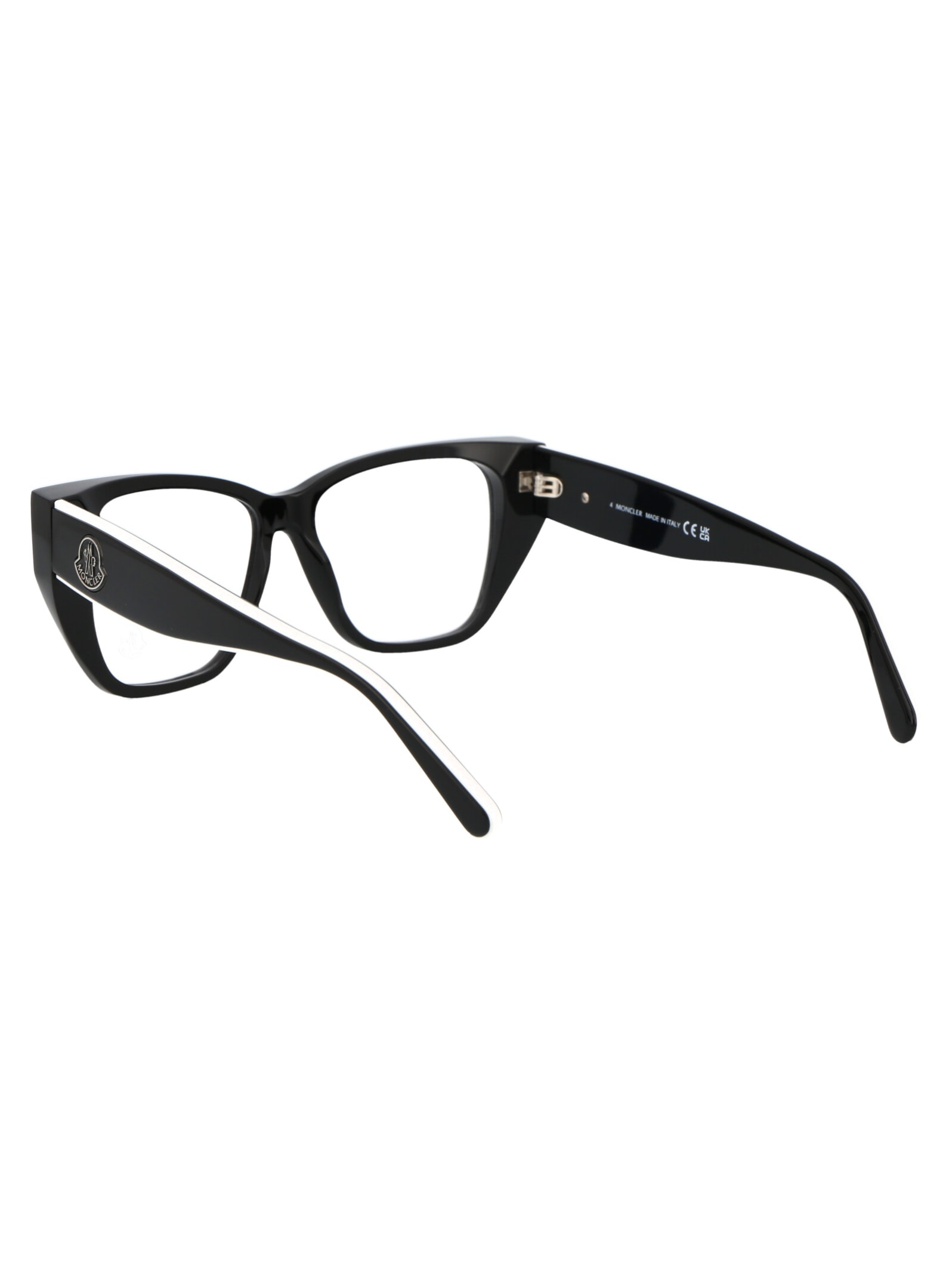 Shop Moncler Ml5187 Glasses In 001 Black