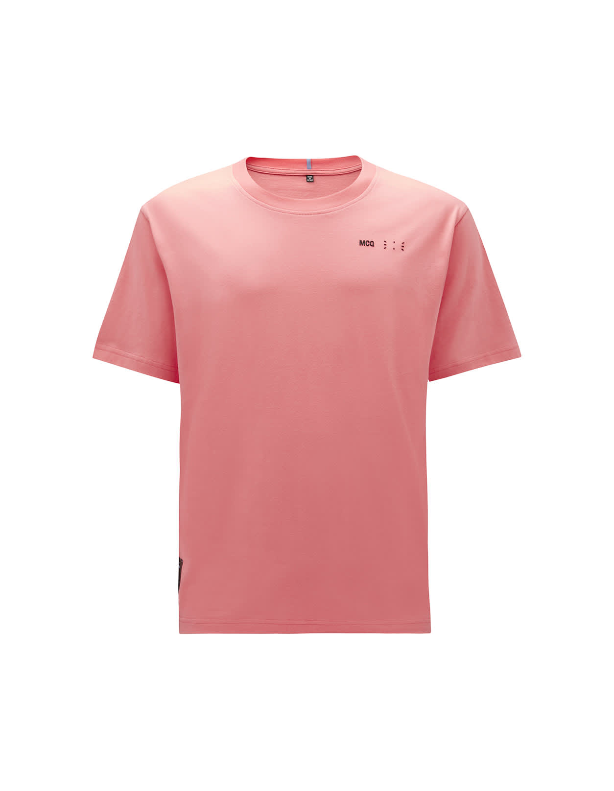 McQ Alexander McQueen Man Pink T-shirt With Logo