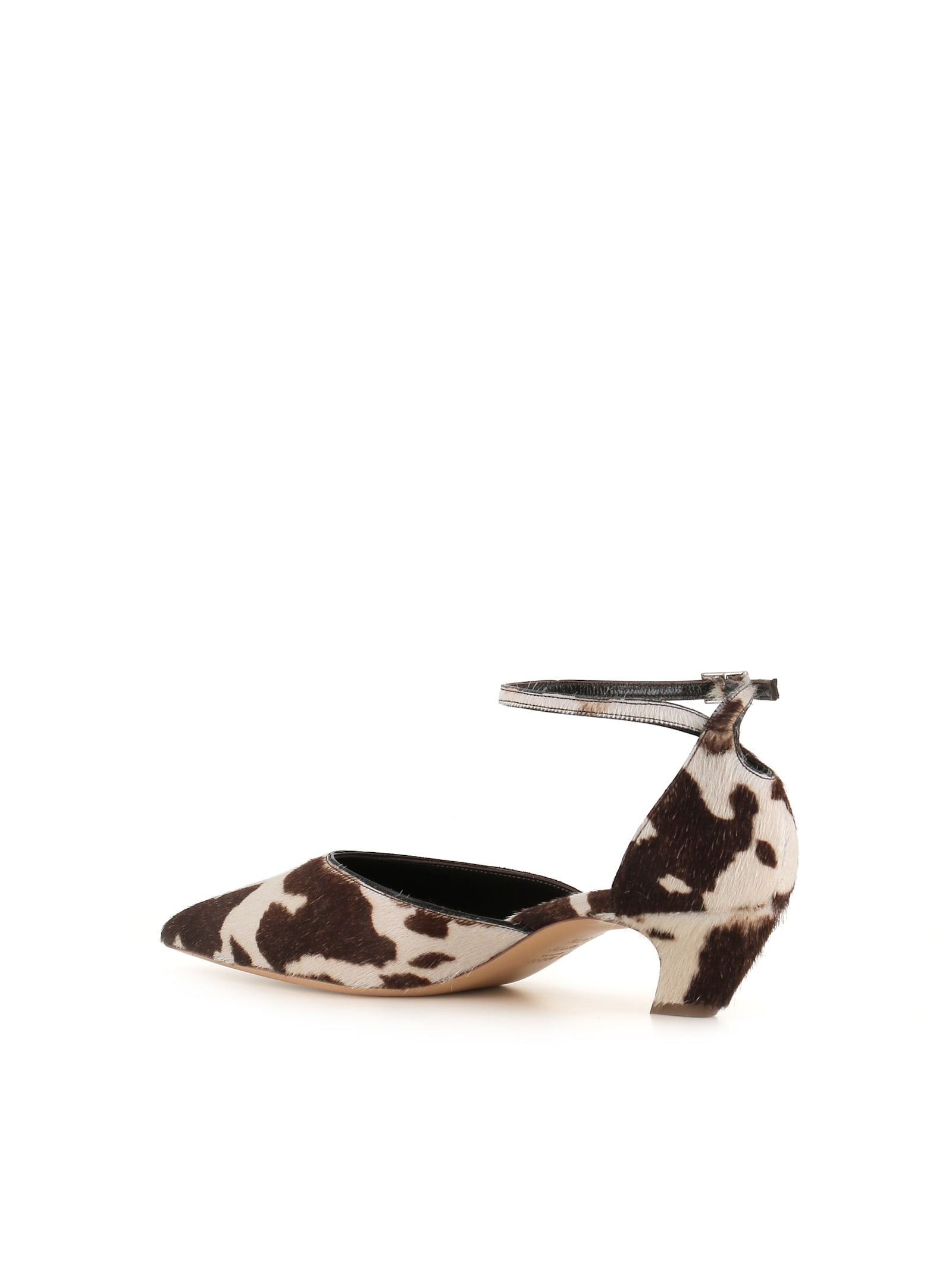 Le Monde Beryl Victoria Cow-print Calf Hair Pumps In Brown