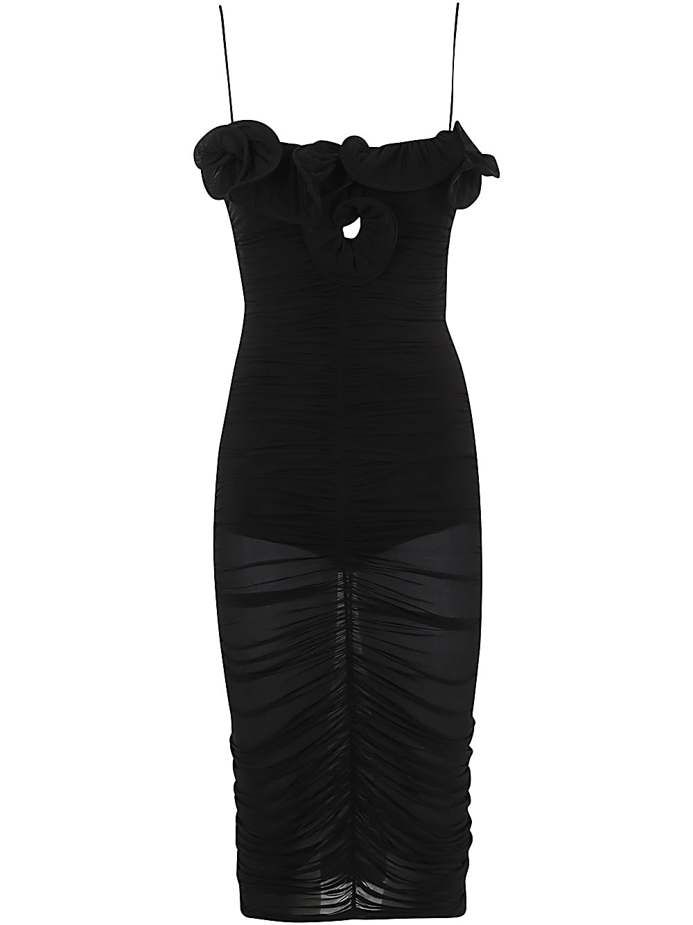 Shop Magda Butrym Dress In Black