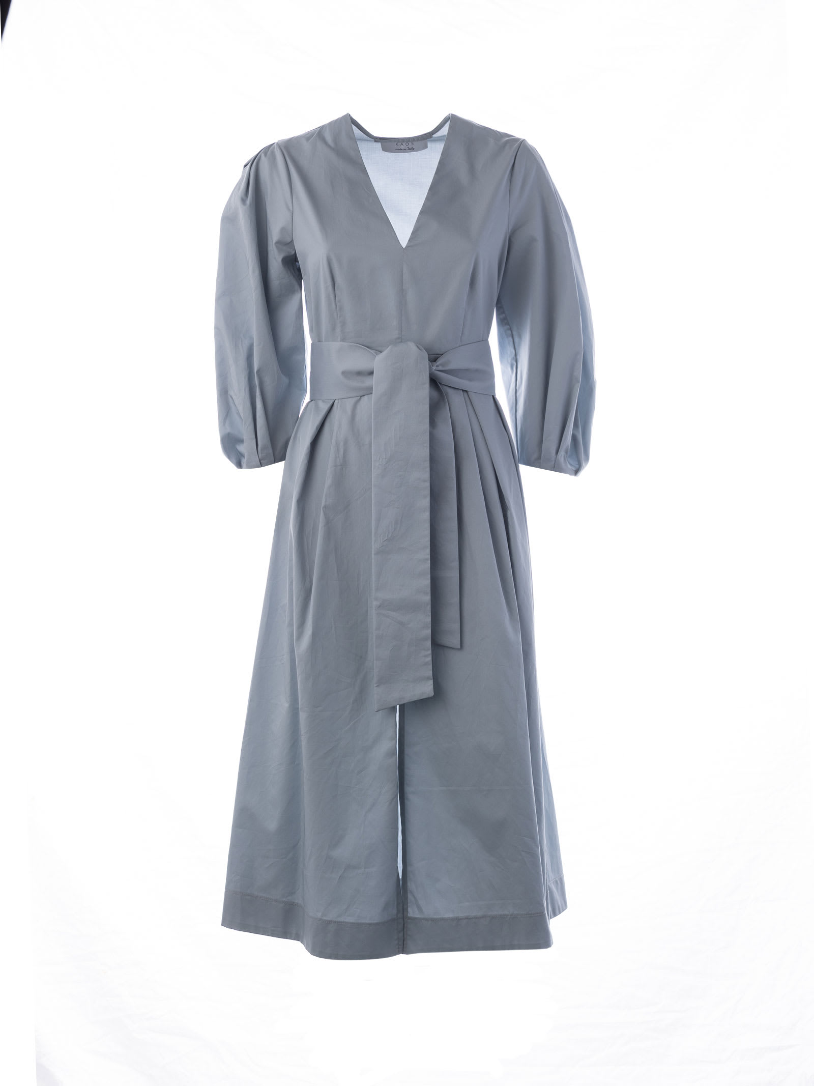 Kaos Long 3/4 Sleeve Dress With Belt