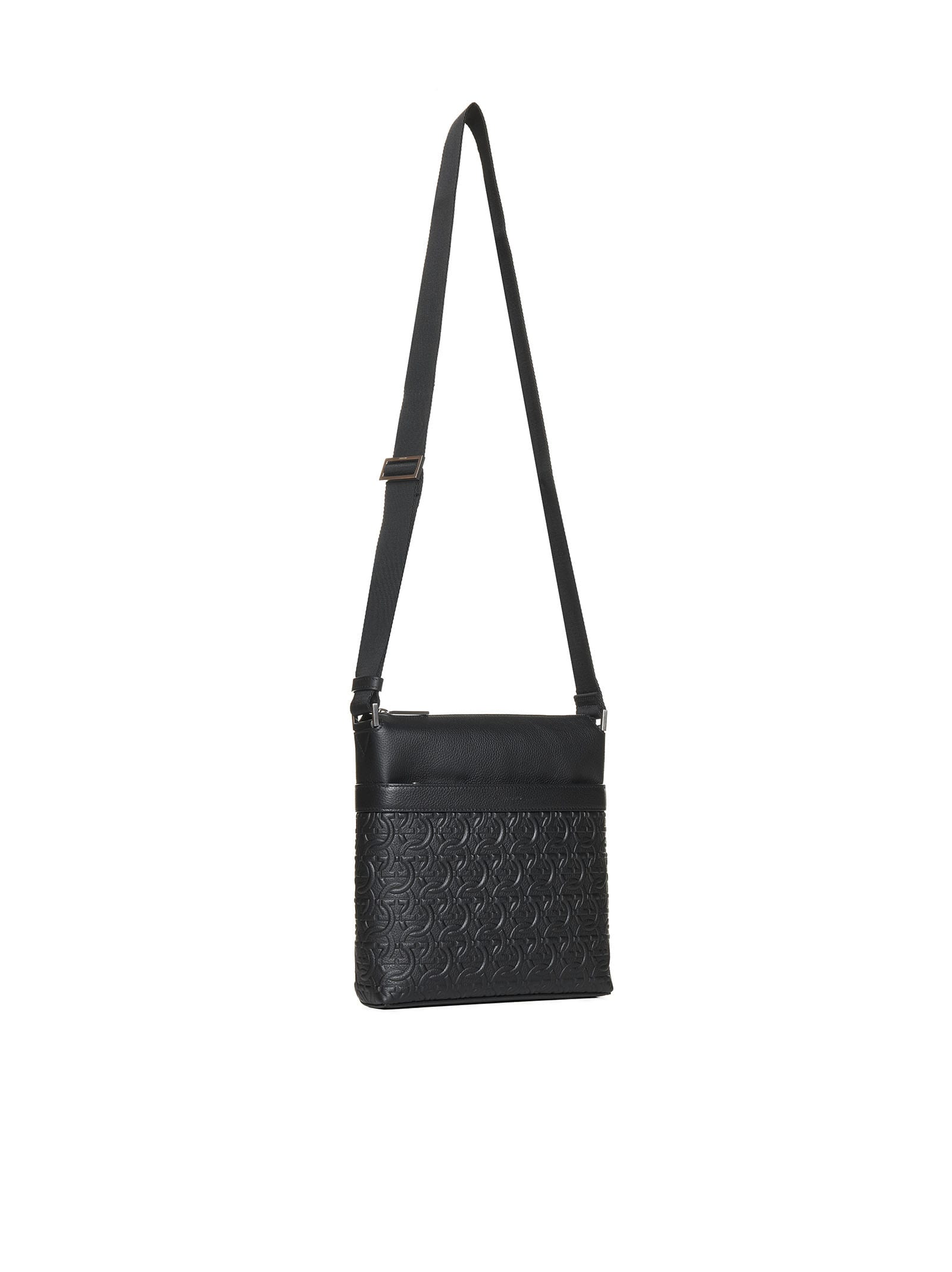 Shop Ferragamo Shoulder Bag In Nero || Nero || Nero 2402