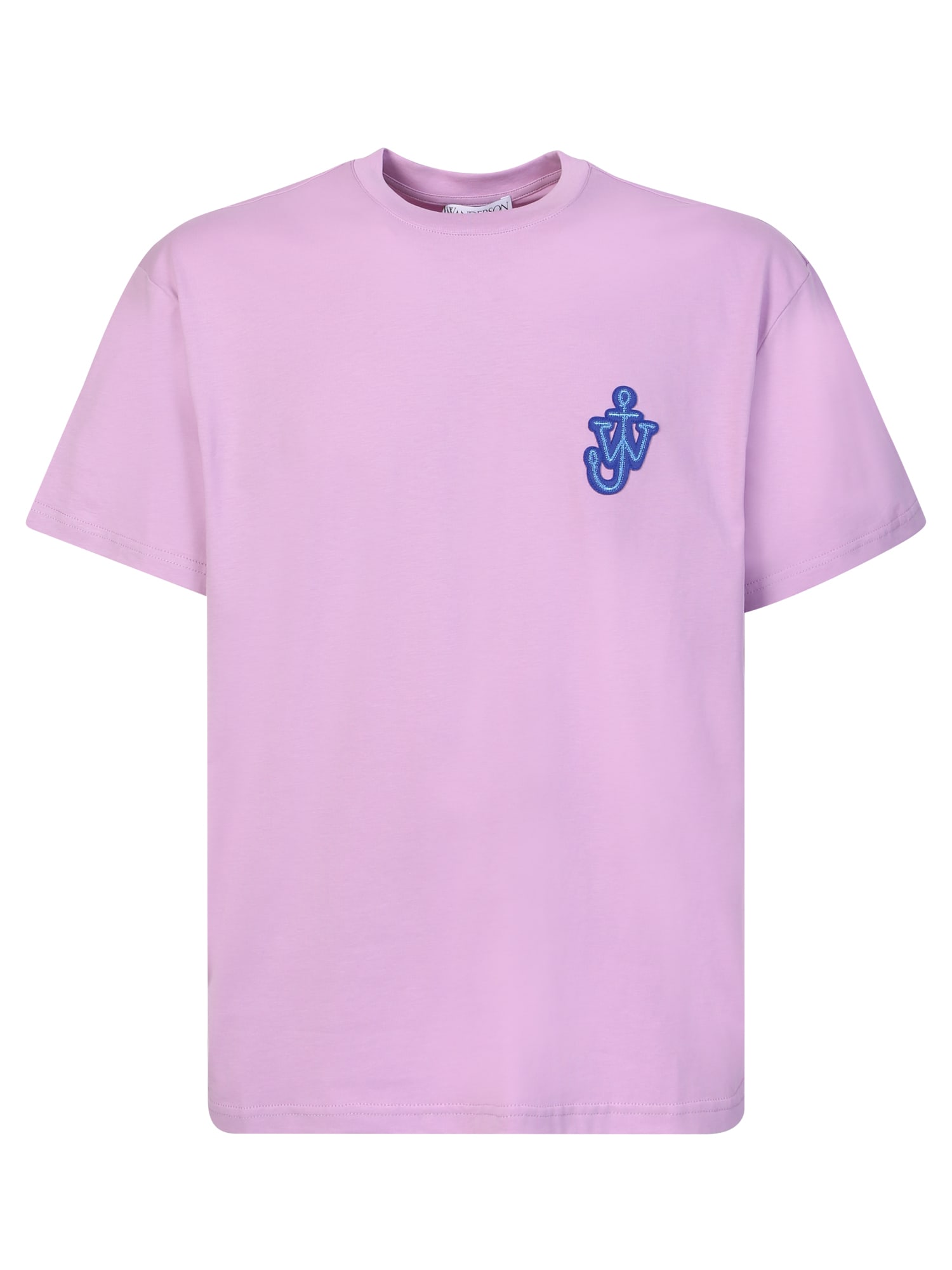 Shop Jw Anderson Pink Anchor T-shirt