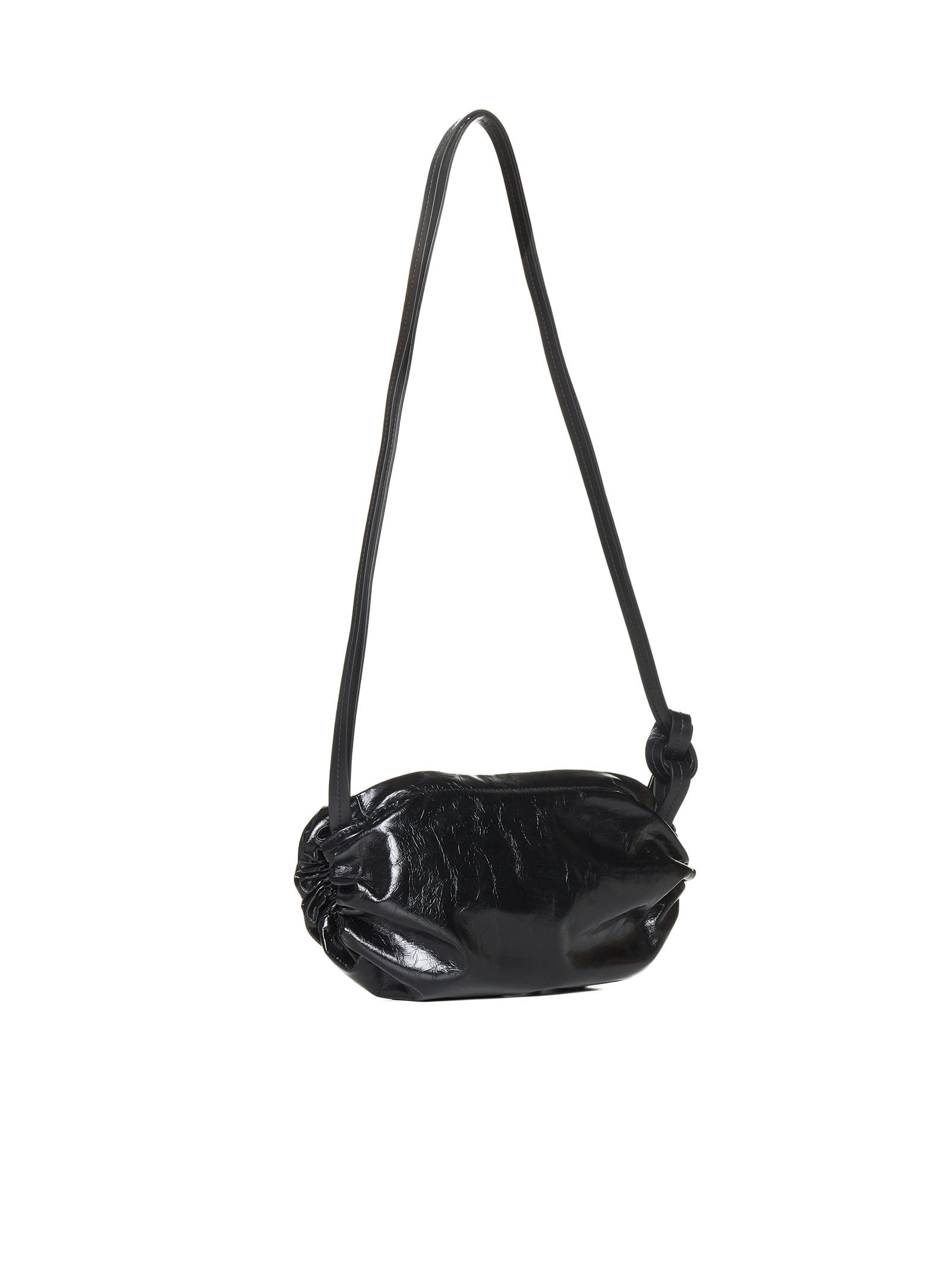 Shop Jil Sander Shoulder Bag In Black