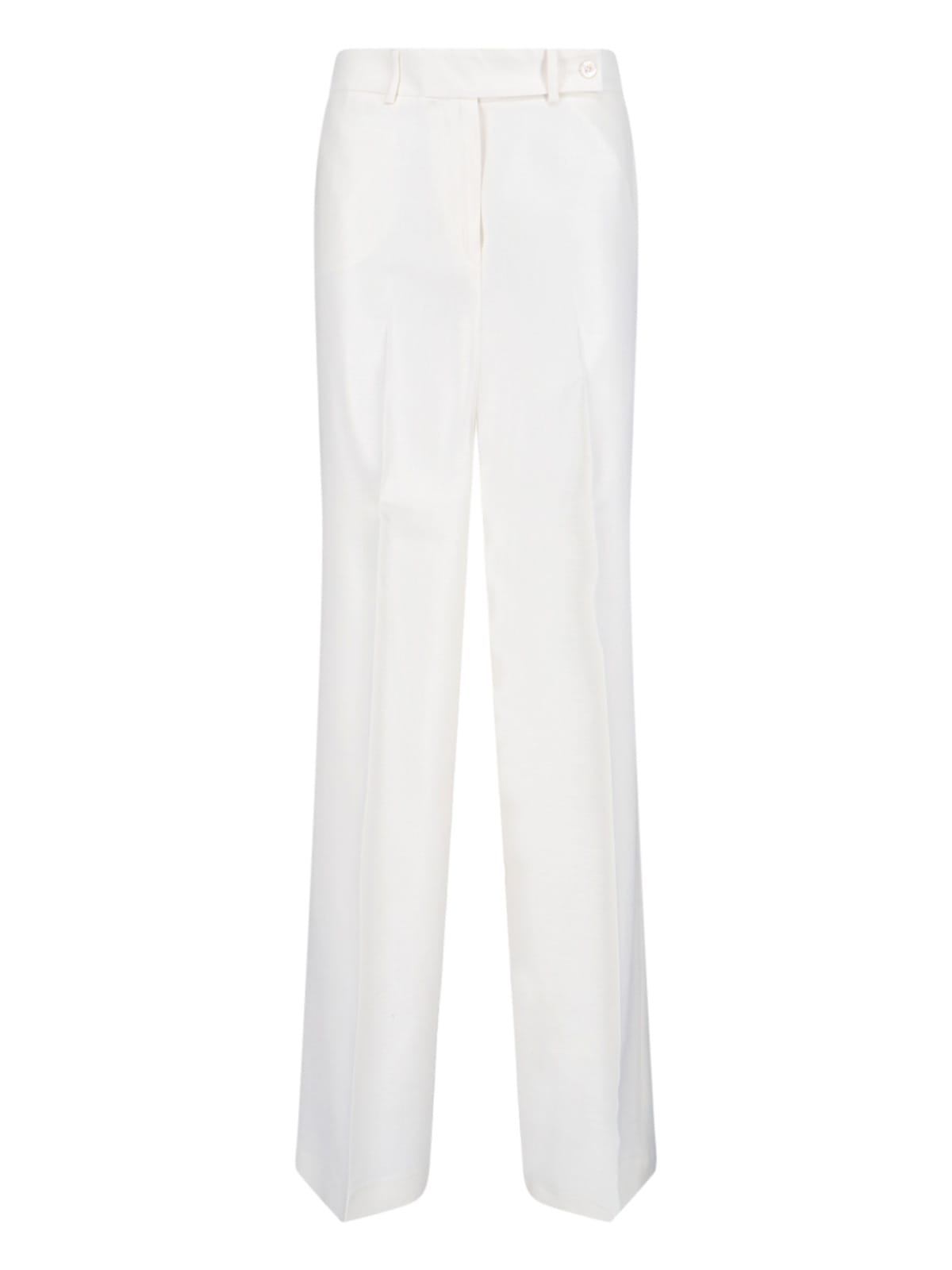 Shop Kiton Straight Pants In White