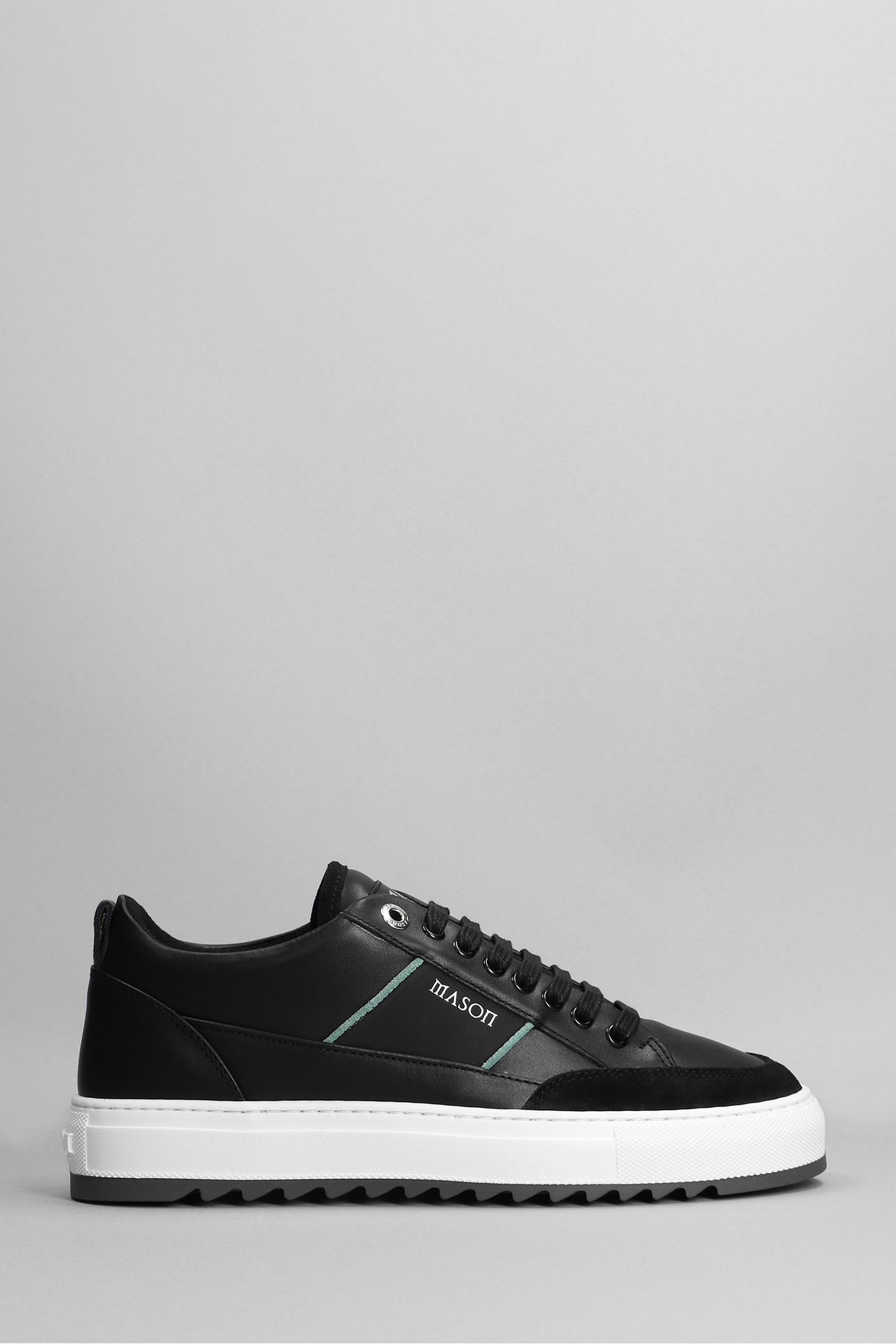 Mason Garments Tia Sneakers In Black Leather