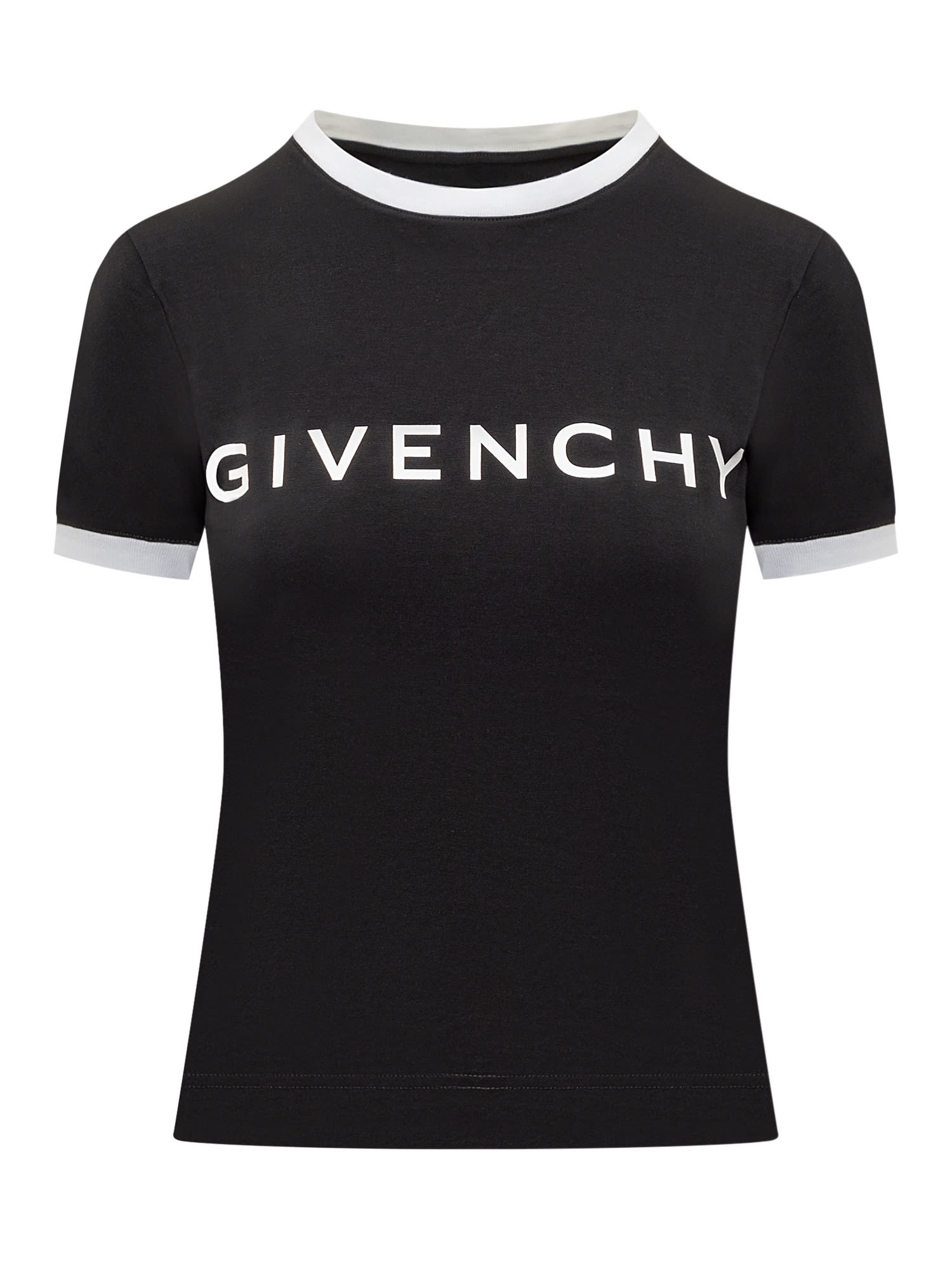 Shop Givenchy T-shirt With Logo In Black/white