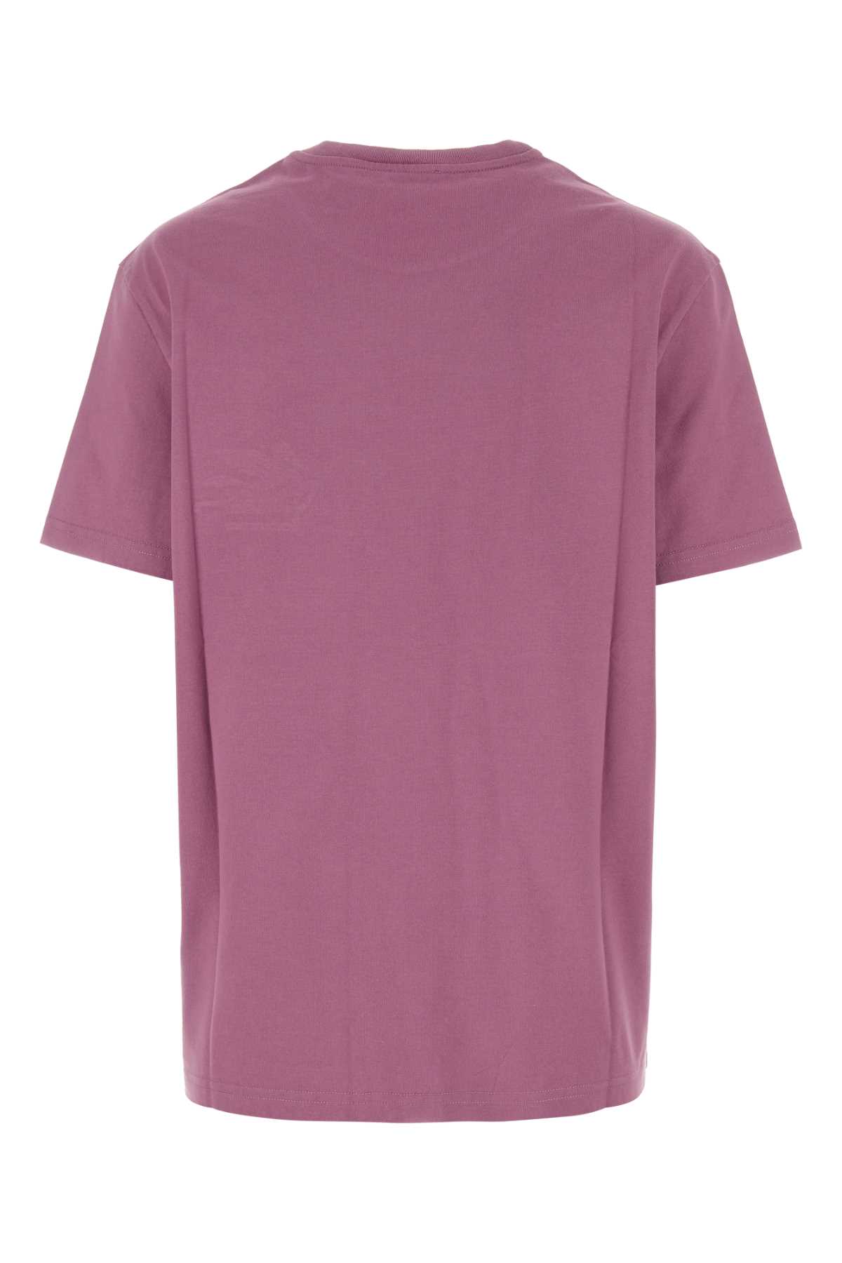 Shop Etro Light Purple Cotton T-shirt In Pink