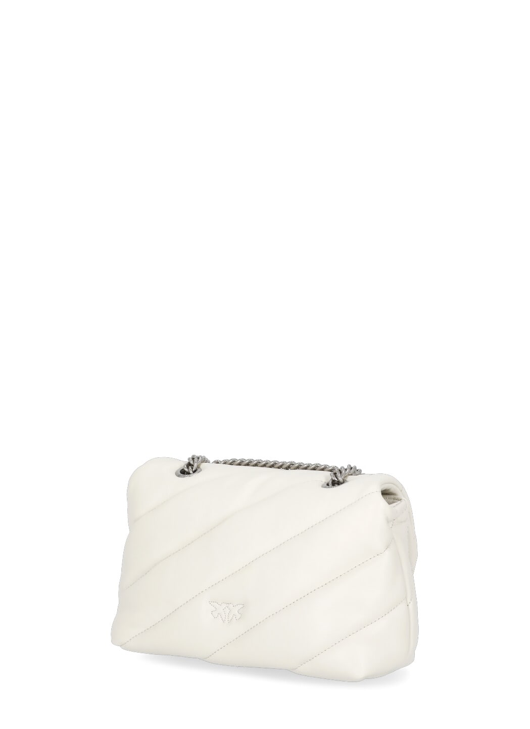 Pinko Love Bag Puff Maxi Quilt Shoulder Bag In White