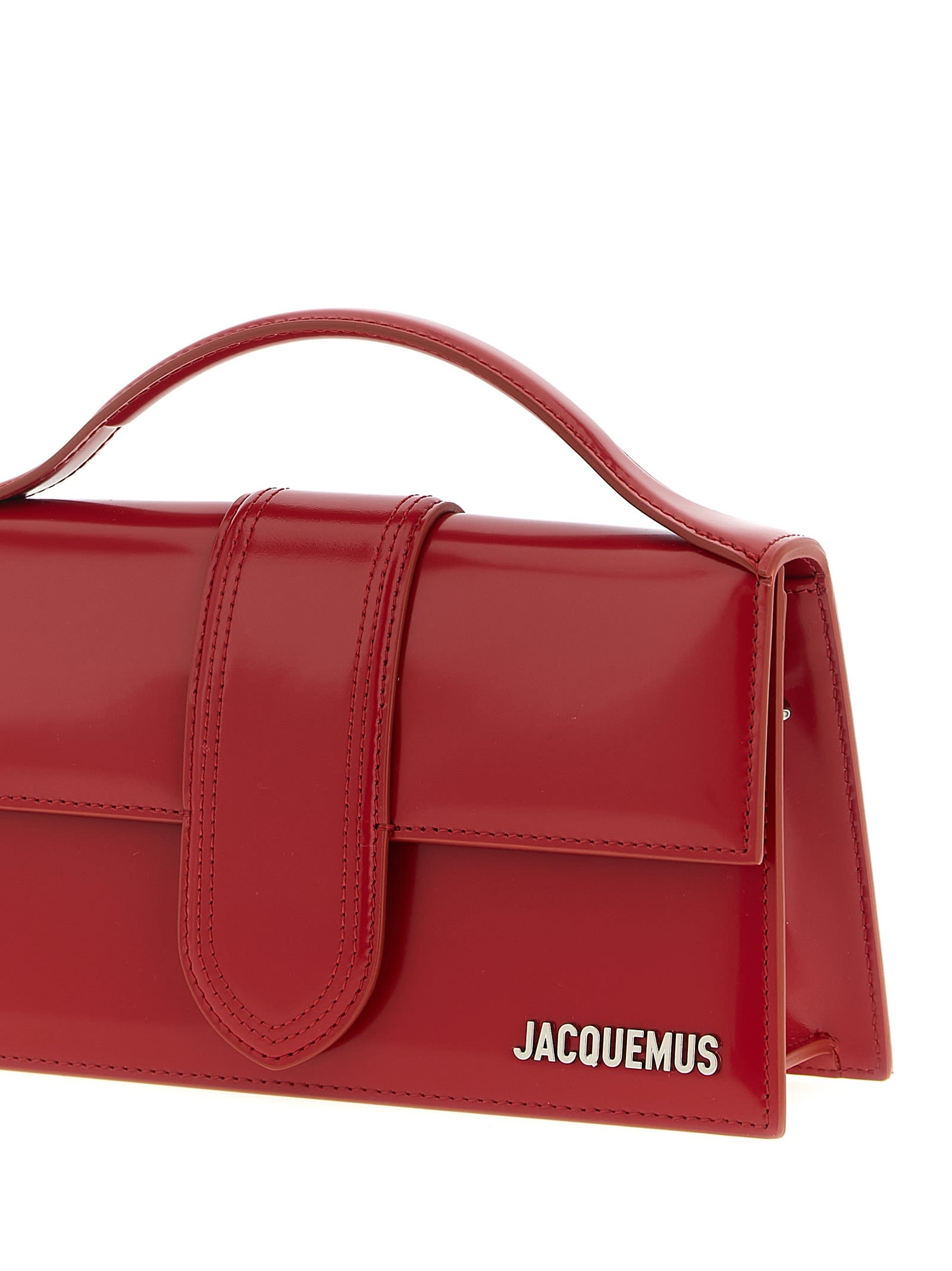 Jacquemus Le Bambino Red Handbag With Removable Shoulder Strap In Leather Woman In Red