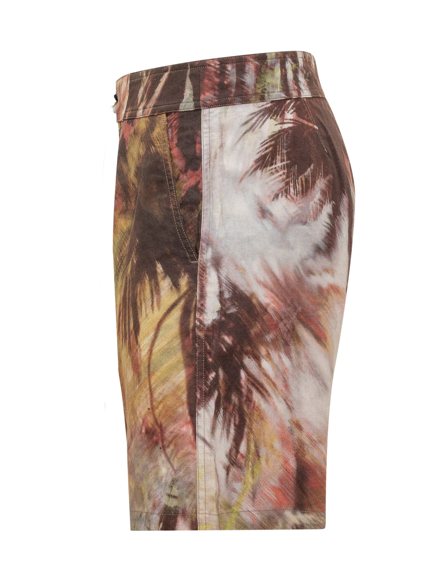 Shop Alanui Shorts In Tropical M