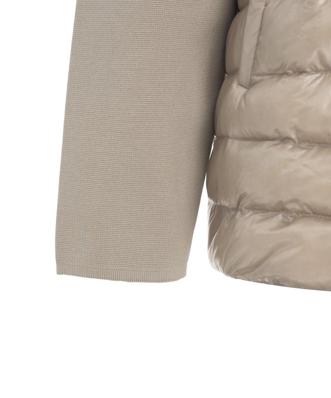 Herno Eternal Cotton And Nylon Ultralight Jacket In Neutro