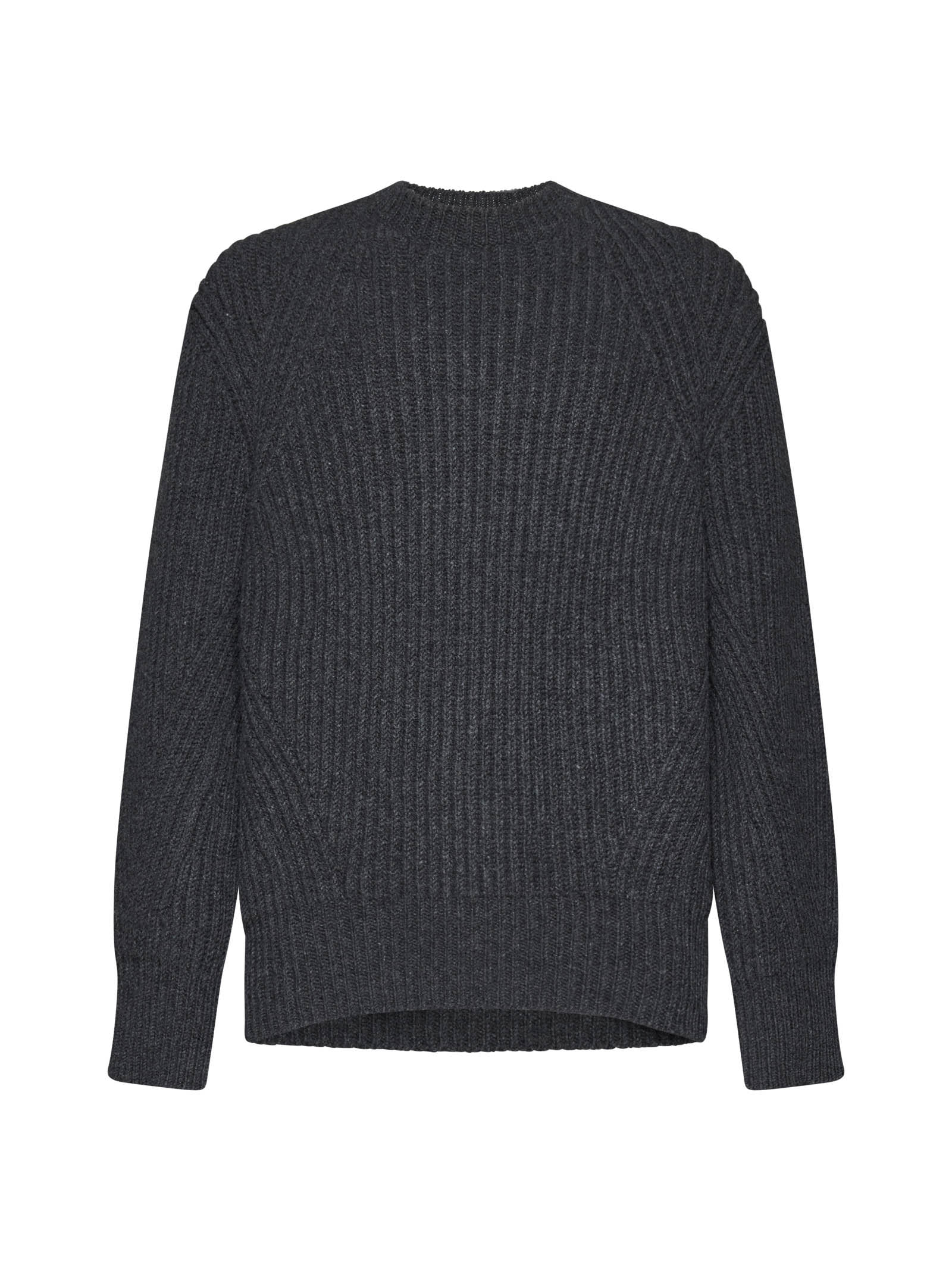 Crewneck Rib Knit Sweater