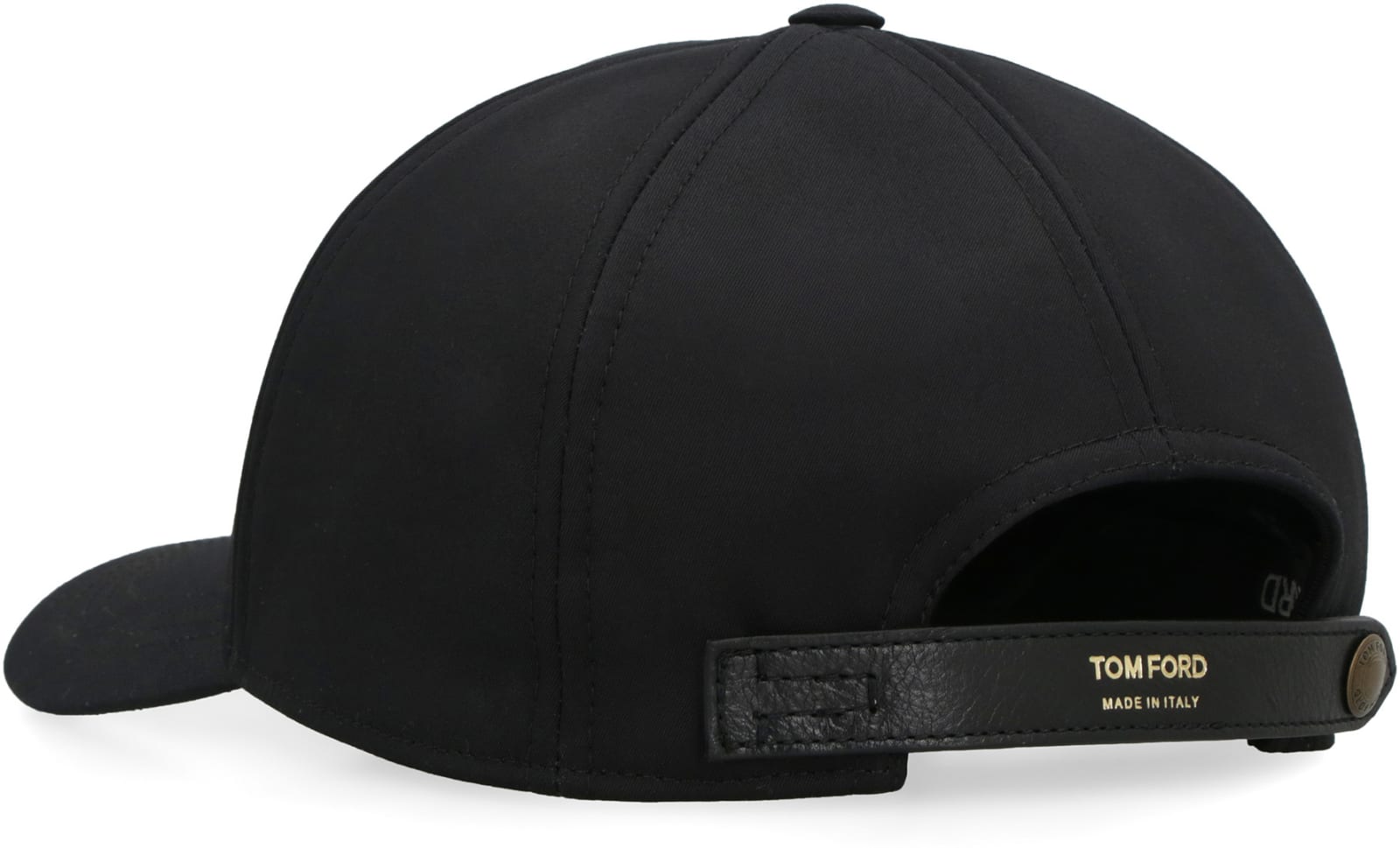 Shop Tom Ford Logo Baseball Cap In Black