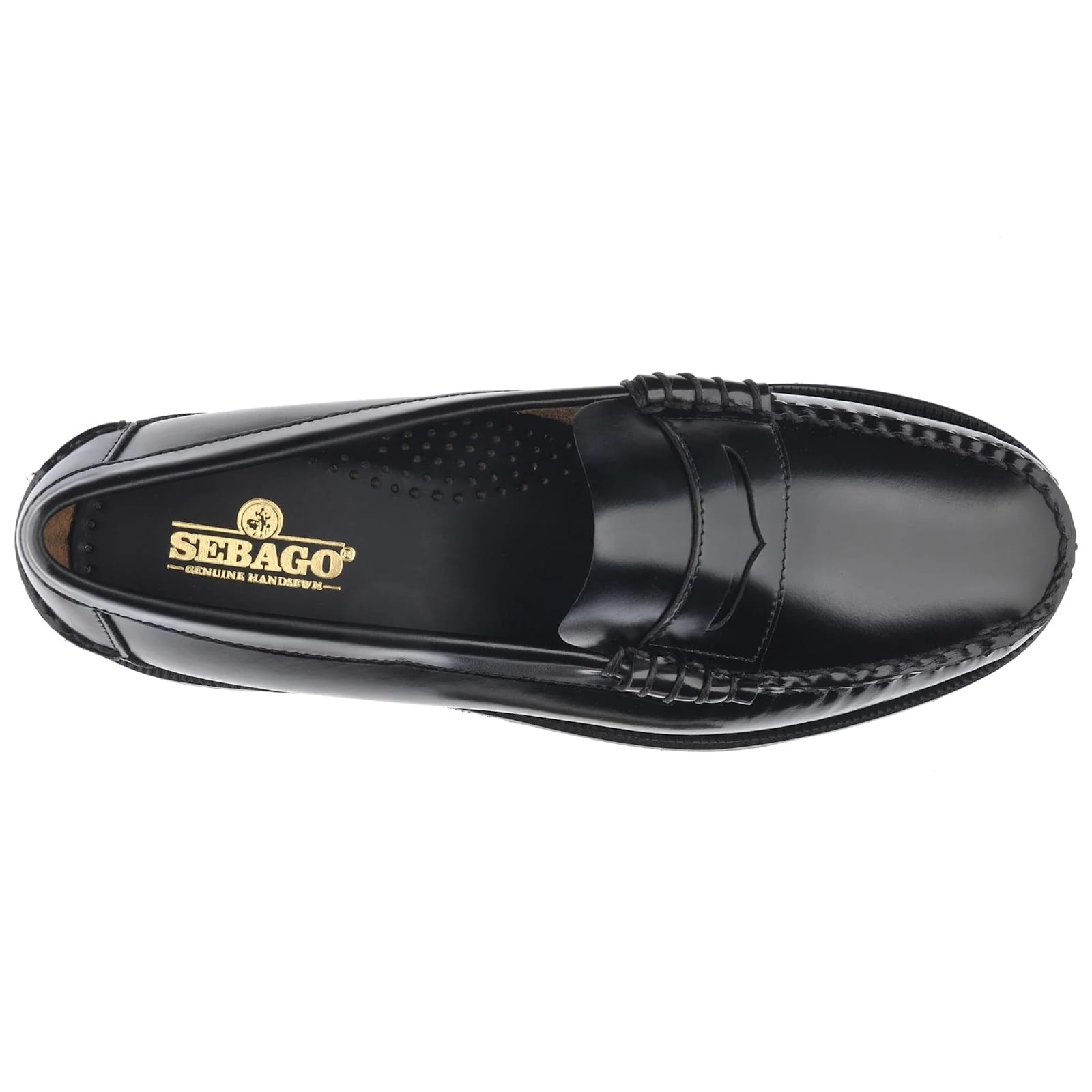 Sebago Man Loafers Burgundy Size 9 Soft Leather In Black