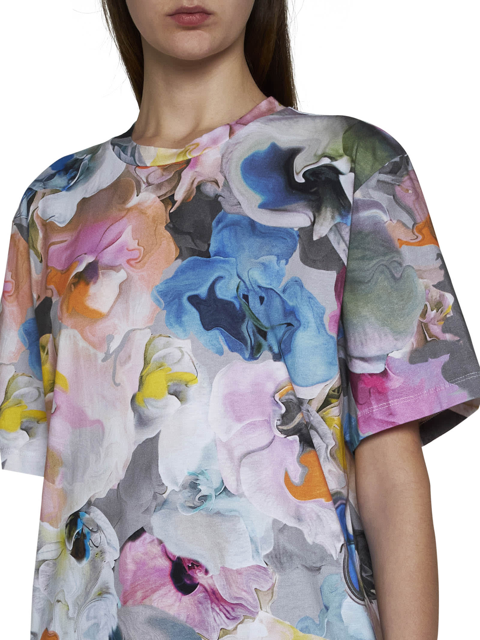 Shop Stine Goya T-shirt In Liquified Orchid