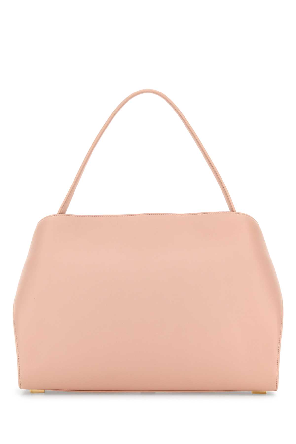Ferragamo Pink Leather Large Hug Soft Shoulder Bag