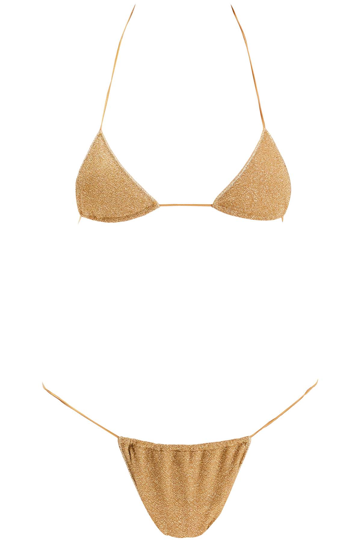 Shop Oseree Lumiã¨re Triangle Microkini In Gold (gold)