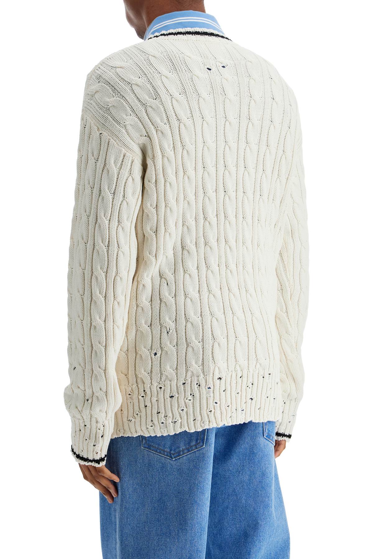 MARNI V NECKLINE SWEATER
