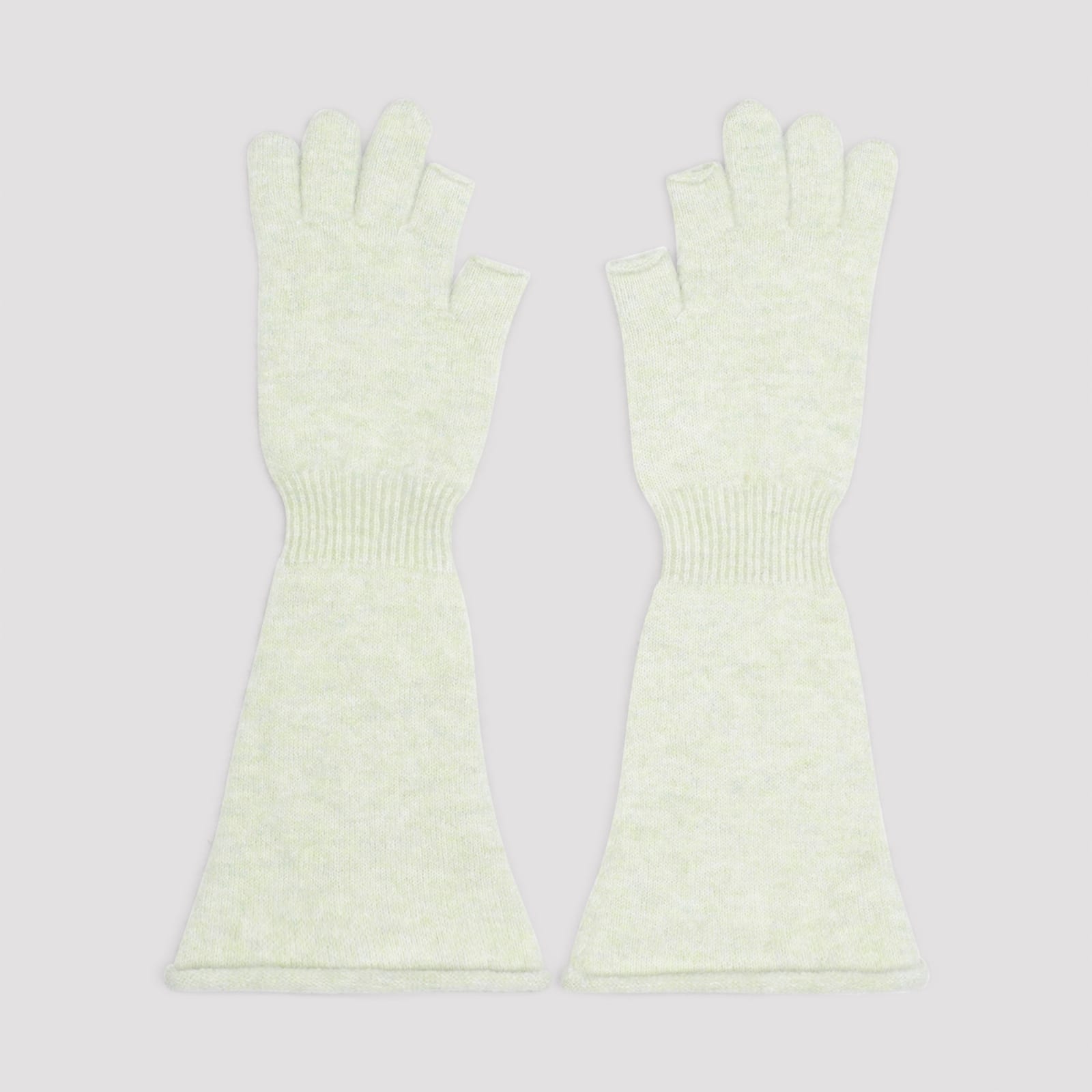 Shop Rick Owens Gloves In Pale Green