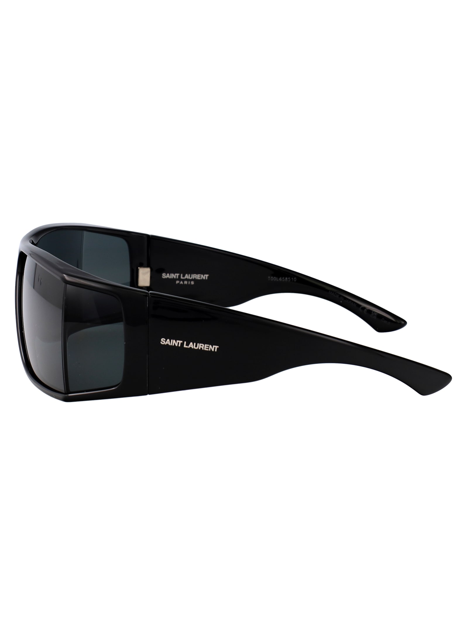 Saint Laurent Black-black-black Bio Injection Sunglasses In Black
