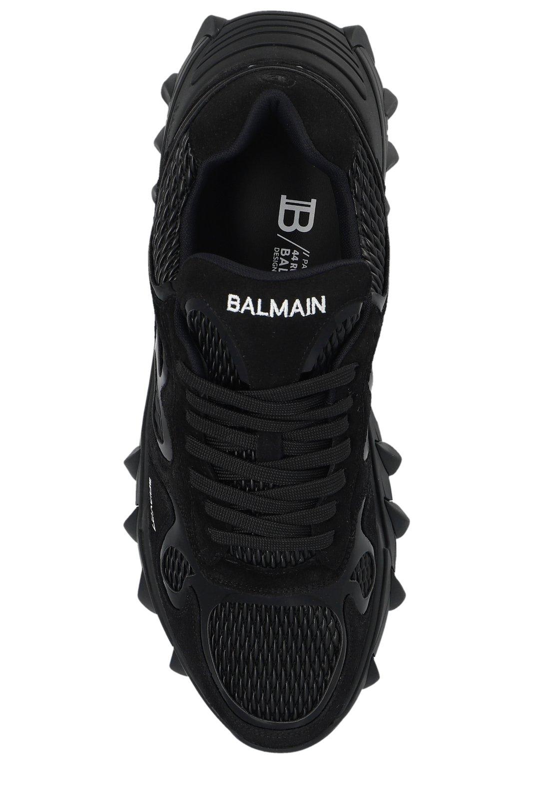 Shop Balmain B East Low-top Sneakers In Black