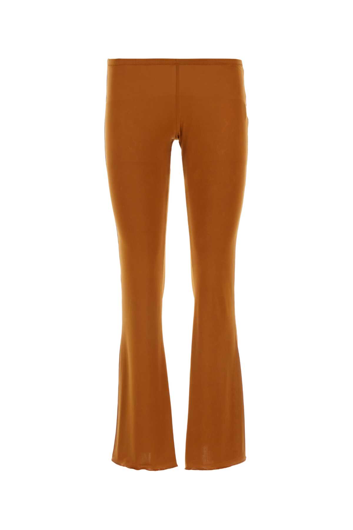 Bronze Stretch Polyester Olimpia Pant