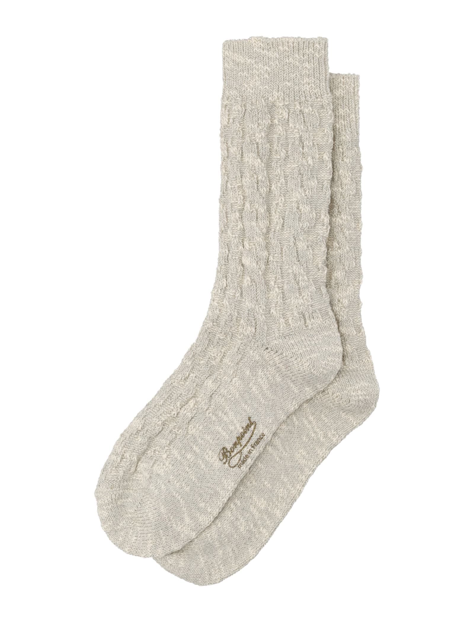 Bonpoint Knit Sock In Mastic Chine