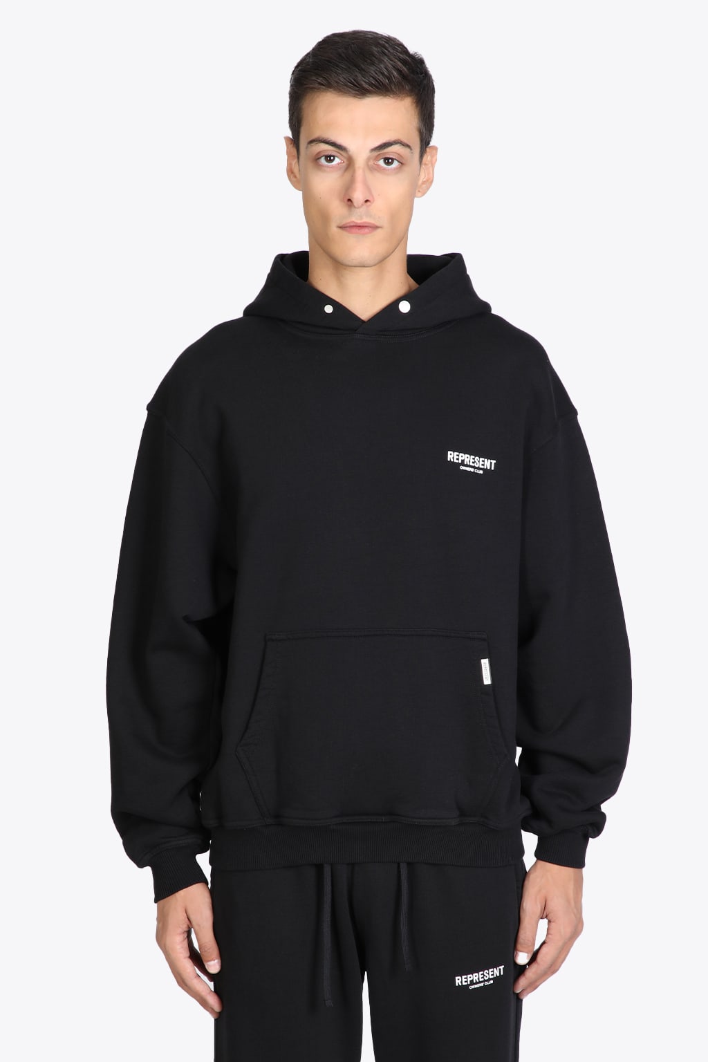 Represent Owners Club Hoodie Black cotton hoodie with logo - Owners club hoodie