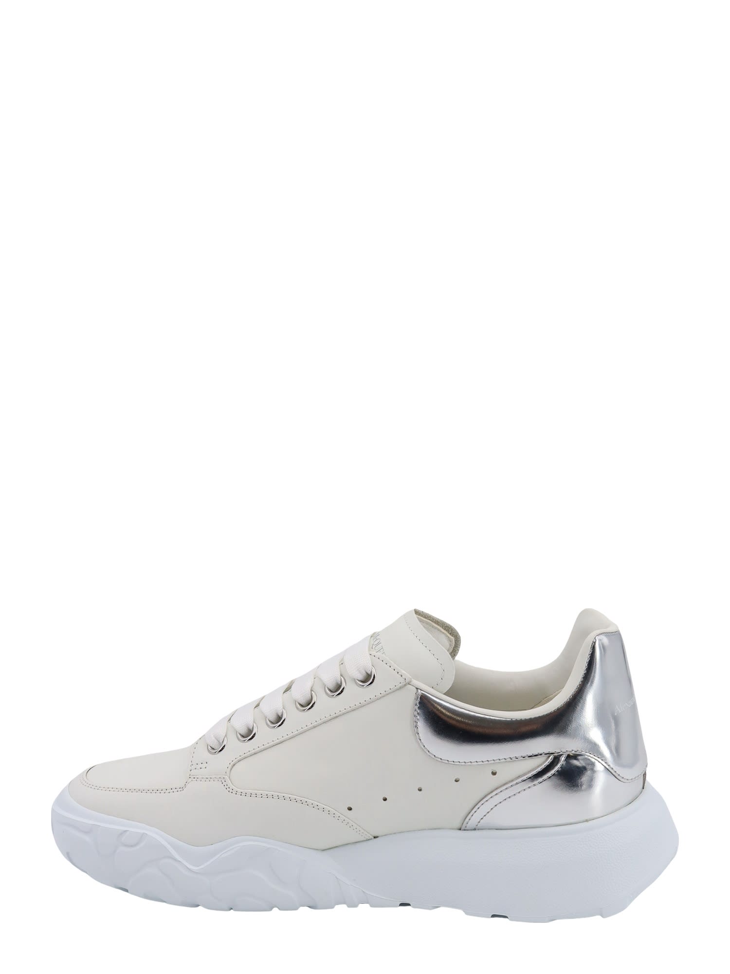 Shop Alexander Mcqueen New Court Sneakers In White