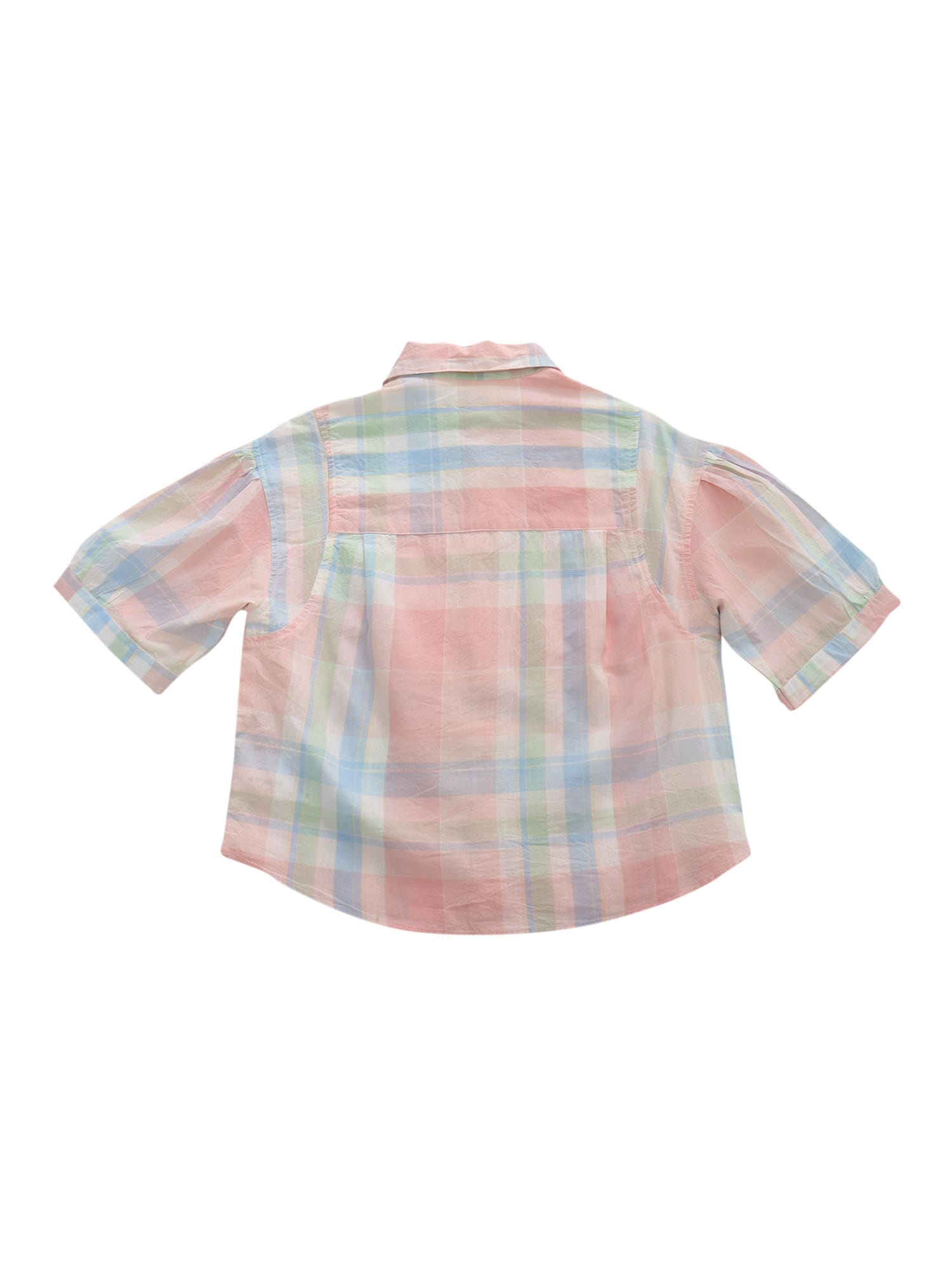 Bellerose Kids' Check Shirt In Pink