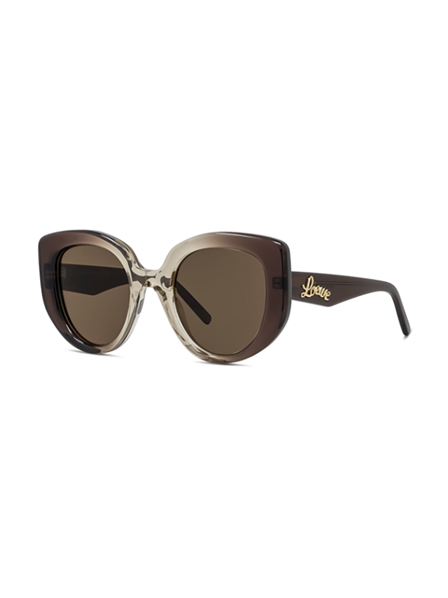 Shop Loewe Lw40100i Sunglasses In E
