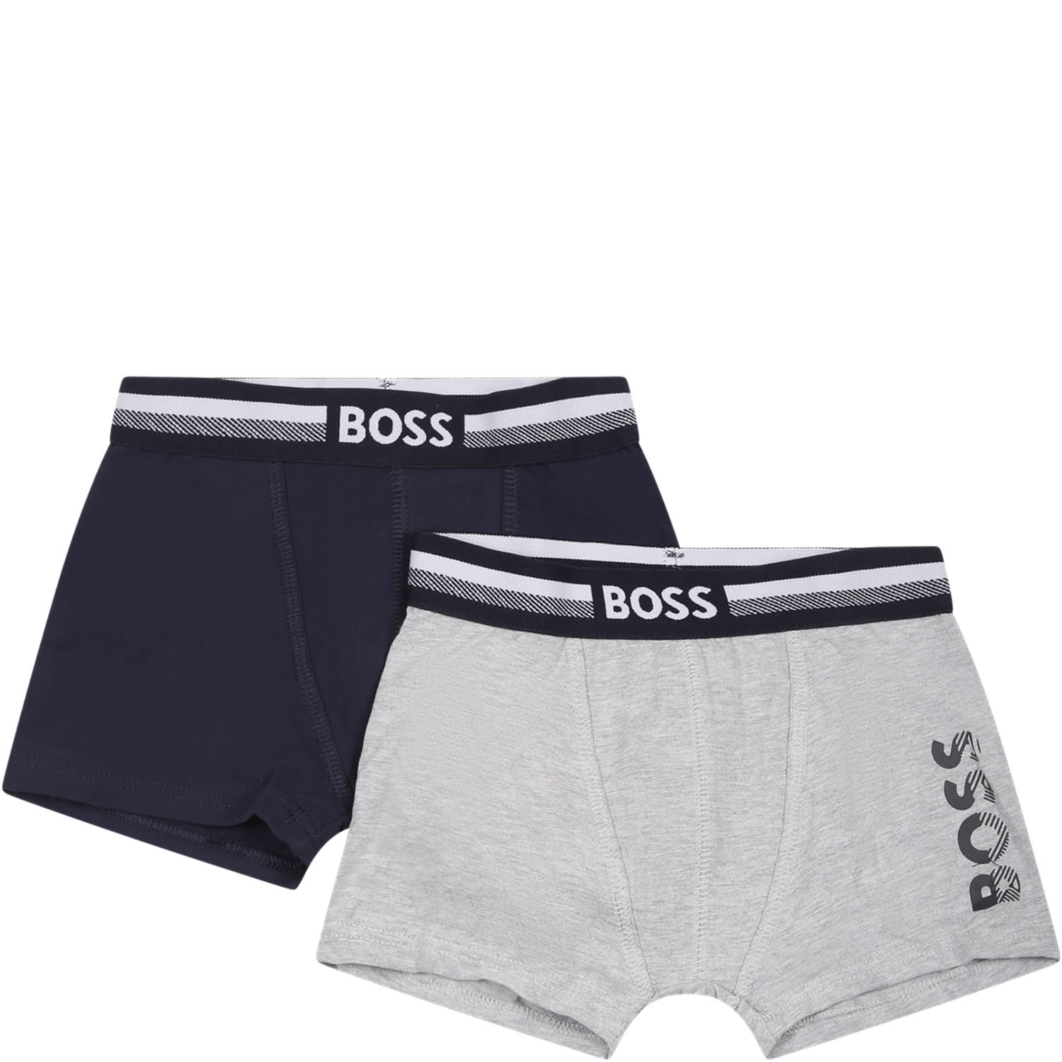 Hugo Boss Kids' Blue Set For Boy With Logo