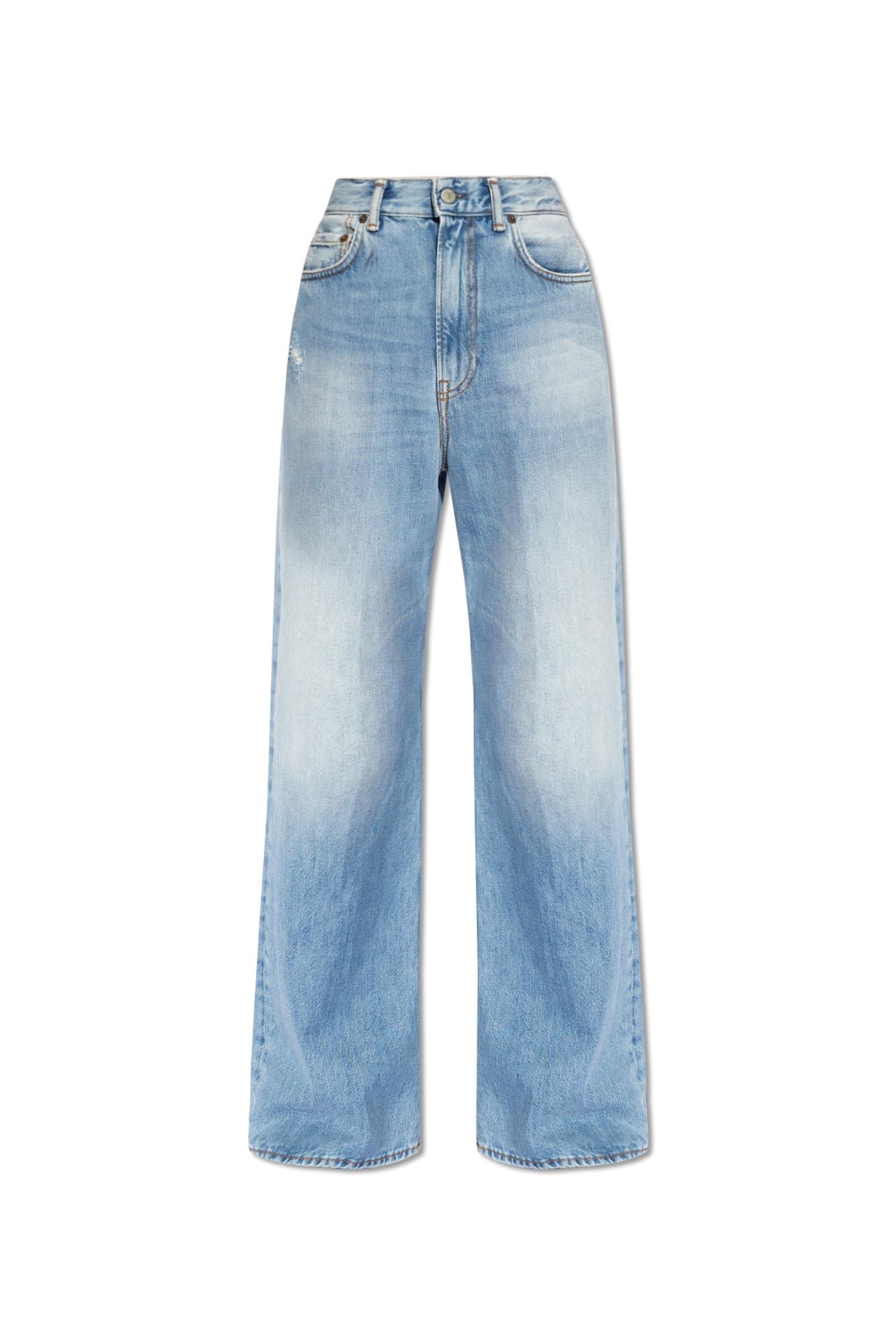 Shop Acne Studios Relaxed Fit Jeans In Azure