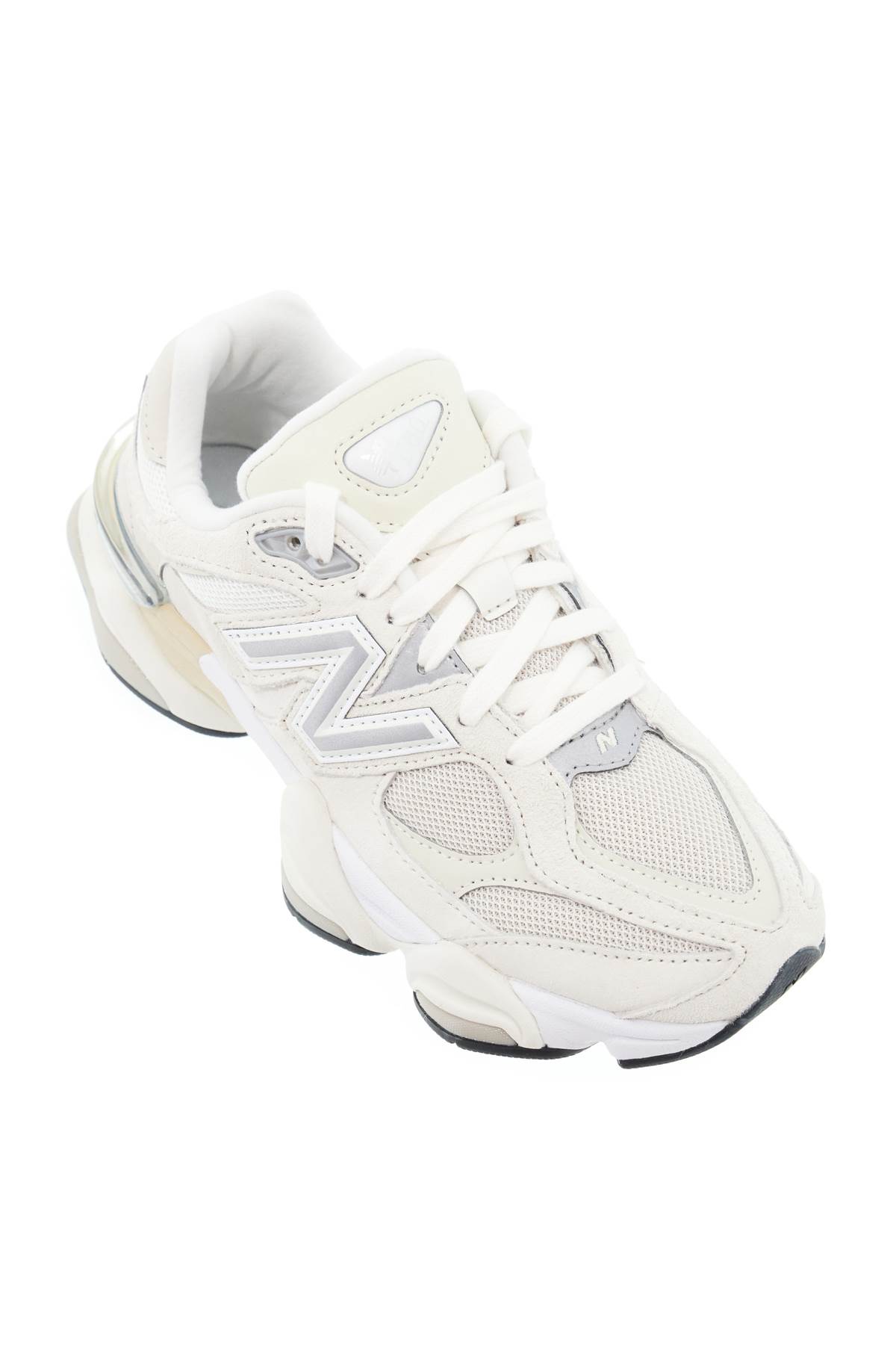 Shop New Balance 9060 Sneakers In Sea Salt Off White