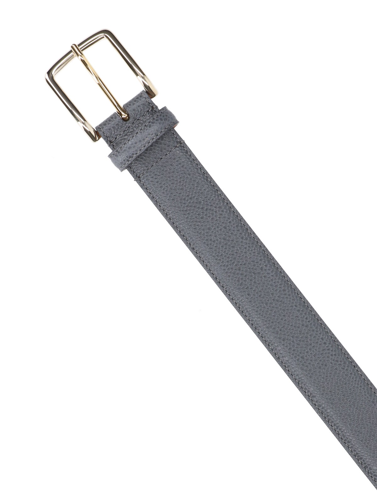 Thom Browne Adjustable Length Gold-tone Buckle Textured Finish