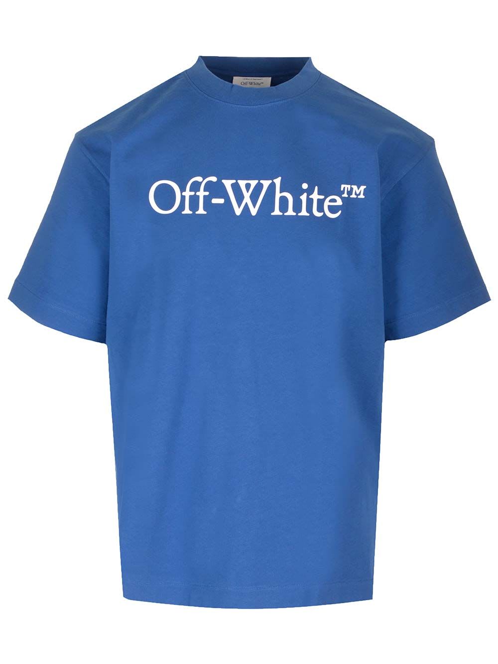 Shop Off-white Skate T-shirt In Light Blue