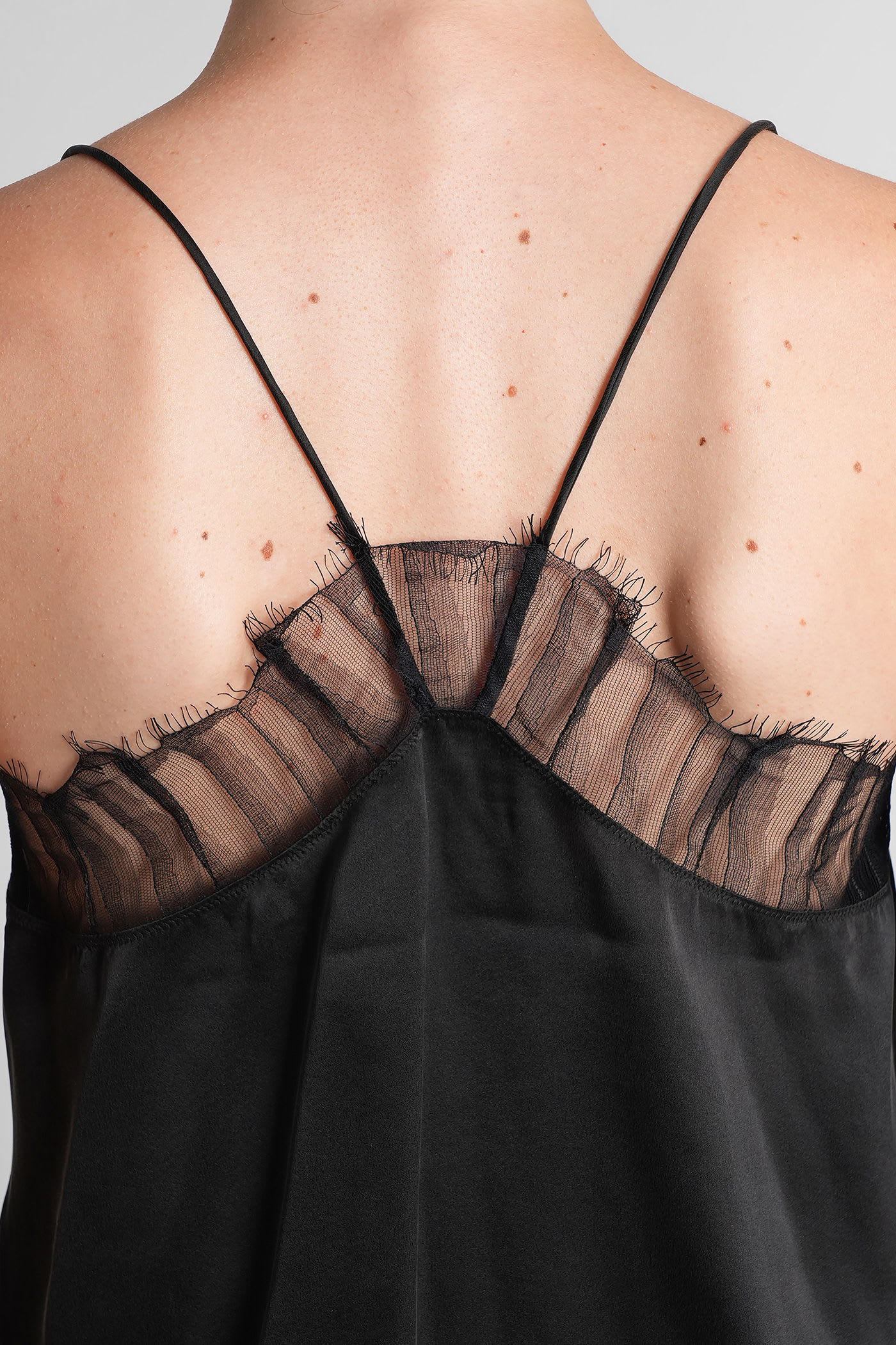 Iro Berwyn Top In Grey In Black