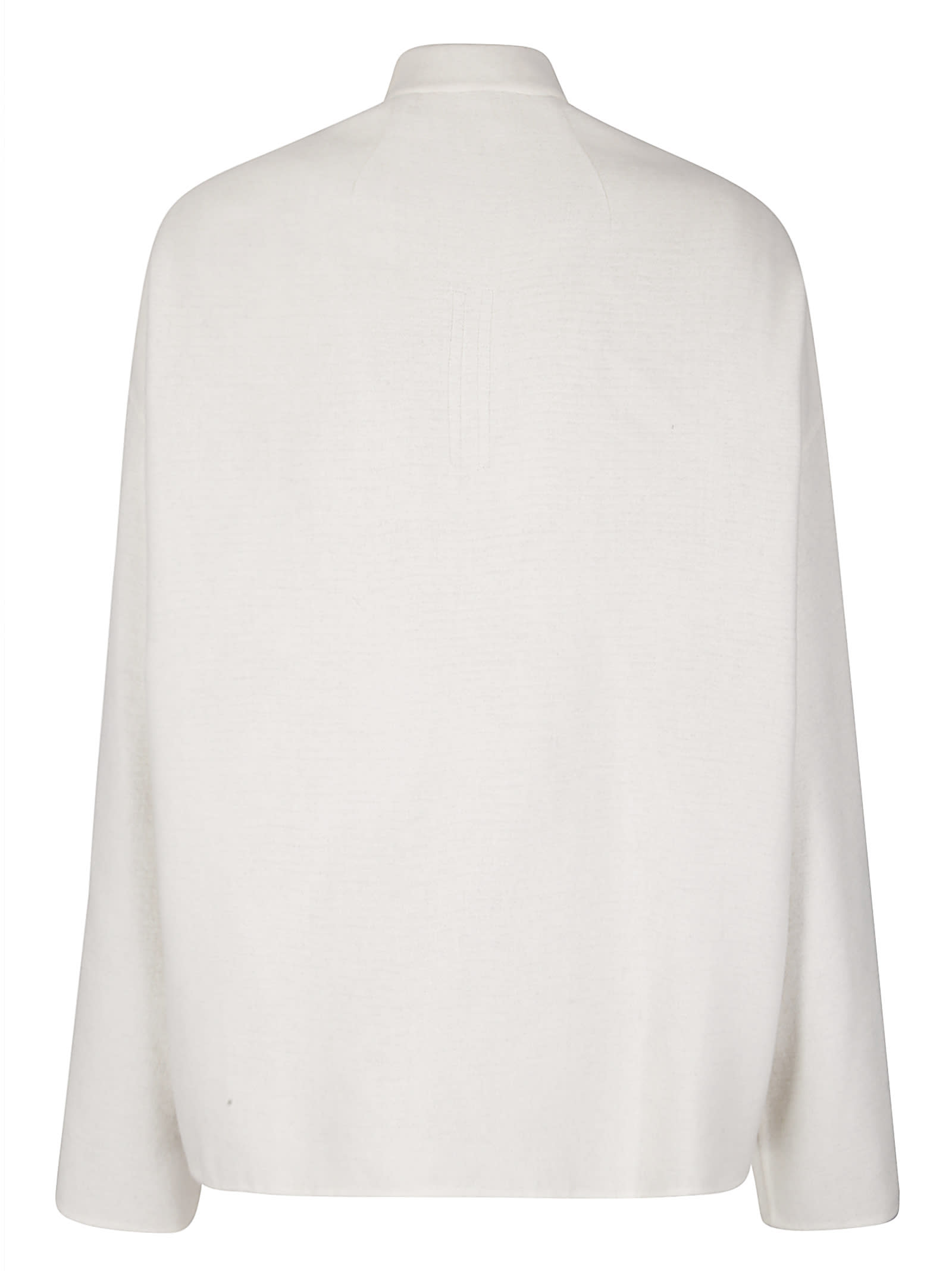 Rick Owens Lightweight Camel Hair Jacket With Squared Collar In Neutral