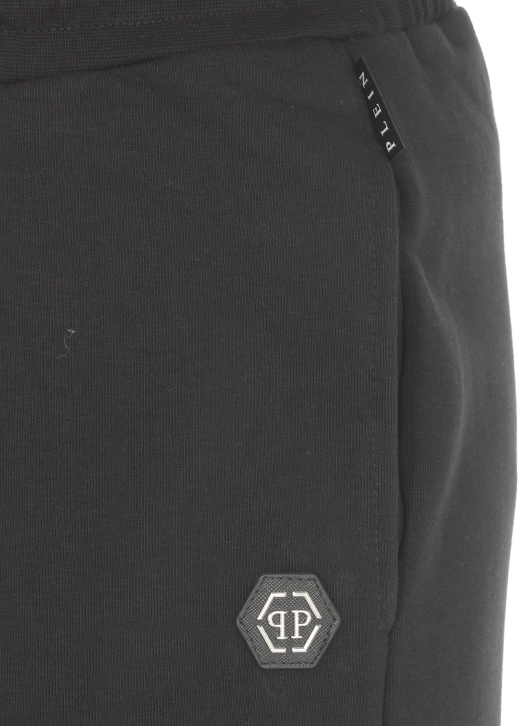 Shop Philipp Plein Hexagon Bermuda Shorts In Black