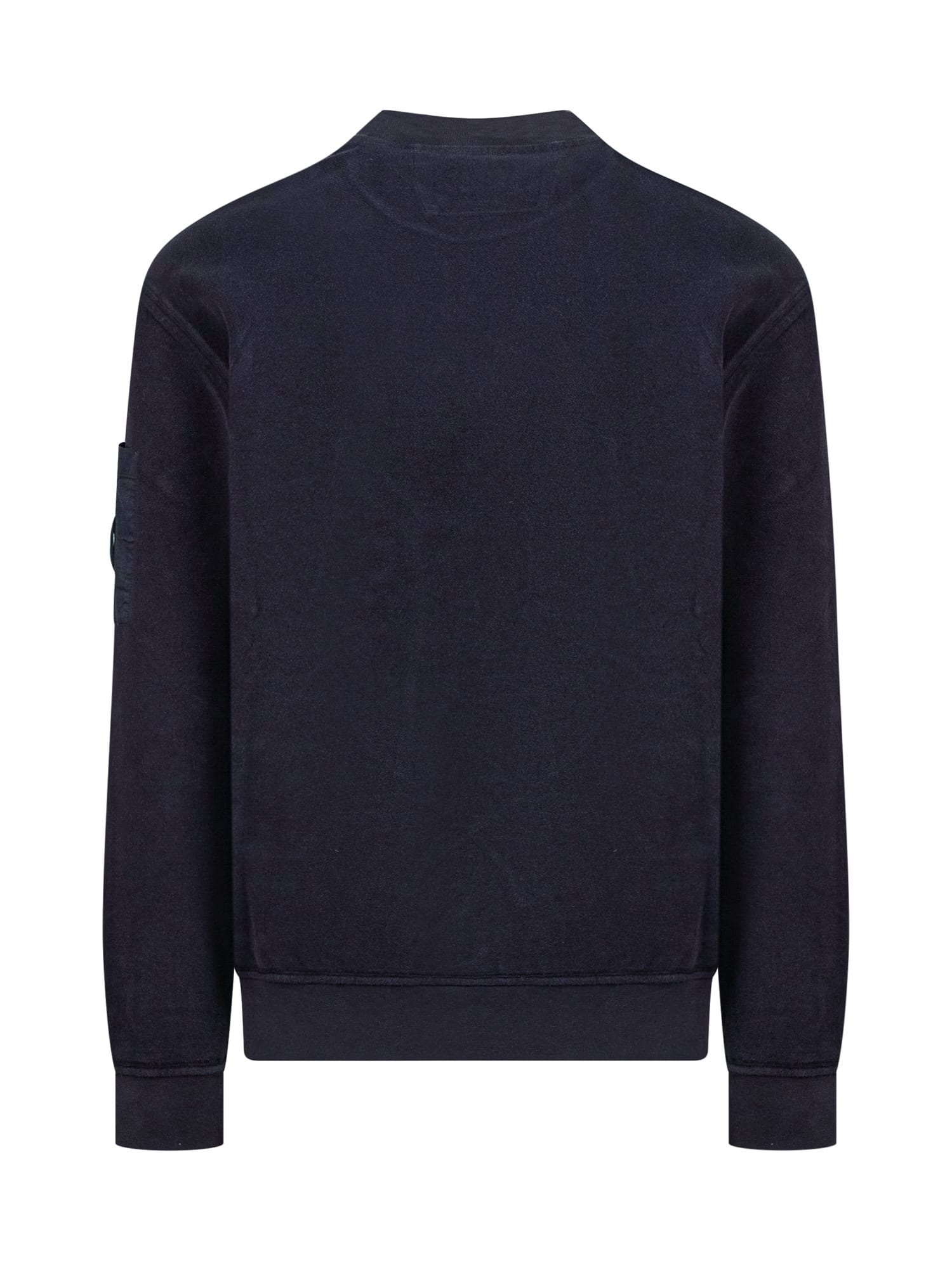 Shop C.p. Company Sweatshirt In Black Sand