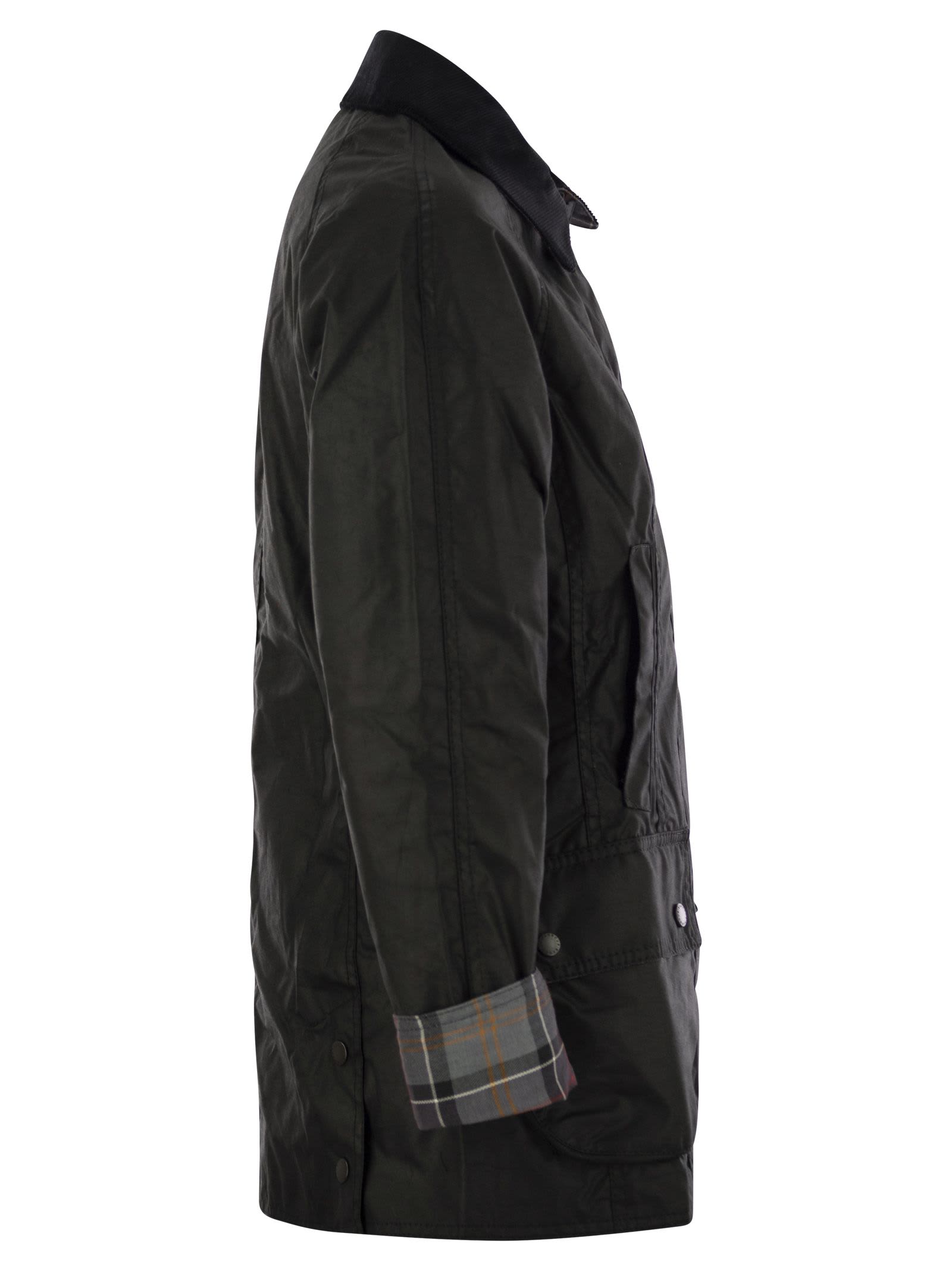 Shop Barbour Beadnell - Waxed Jacket In Black