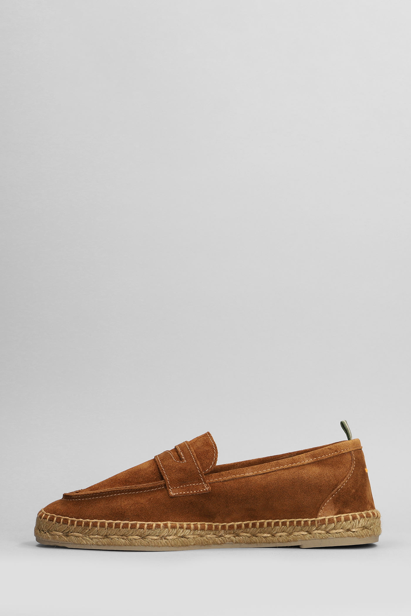 Castaã±er Nacho T-005 Espadrilles In Leather Color Suede In Brown