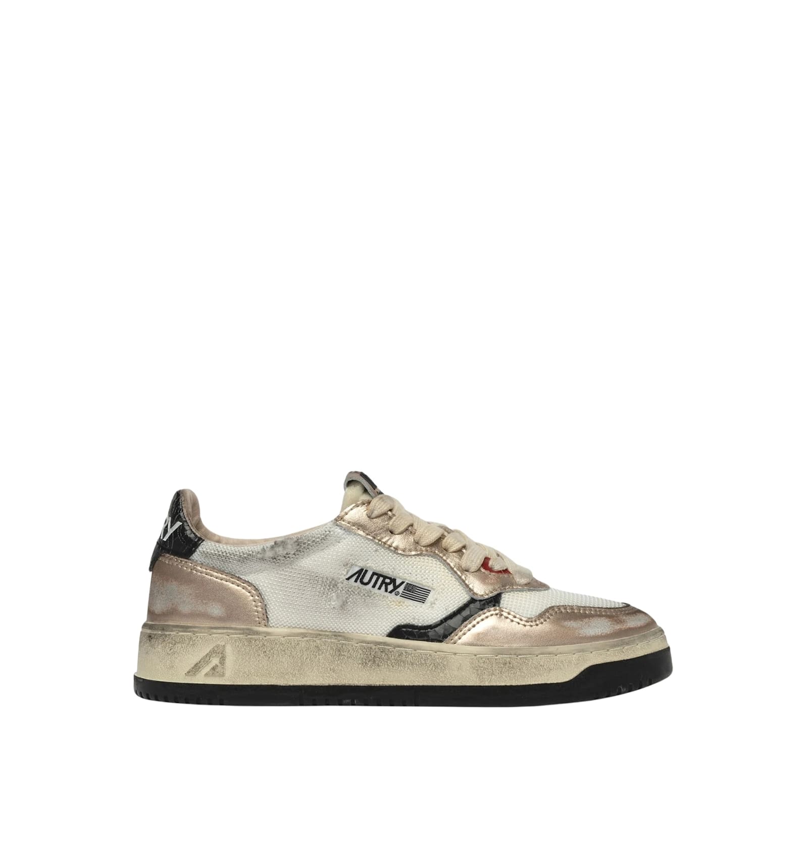 Autry Handcrafted Low-top Sneakers Ankle Padded In Multi