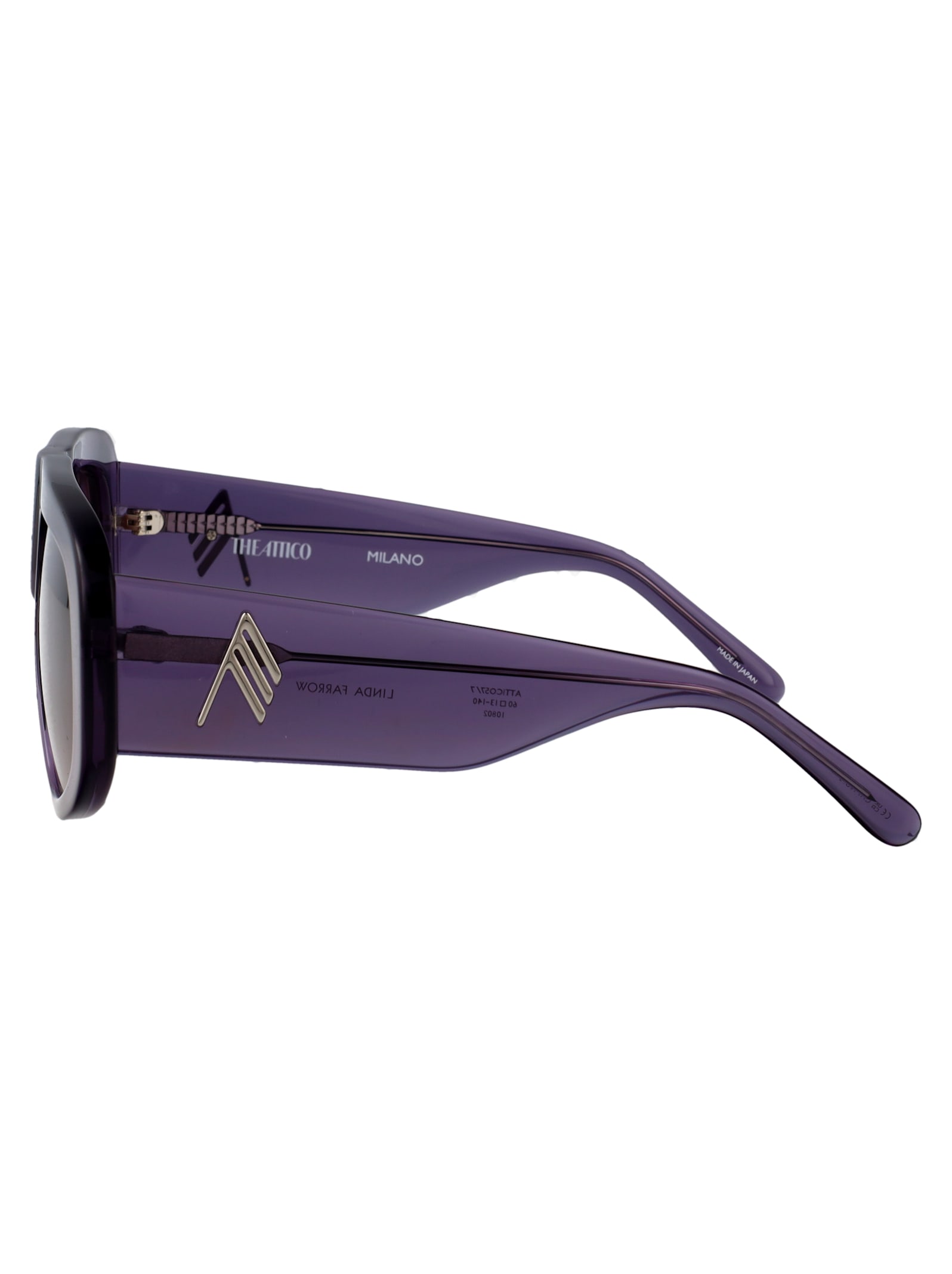 Attico Milano Sunglasses In Purple