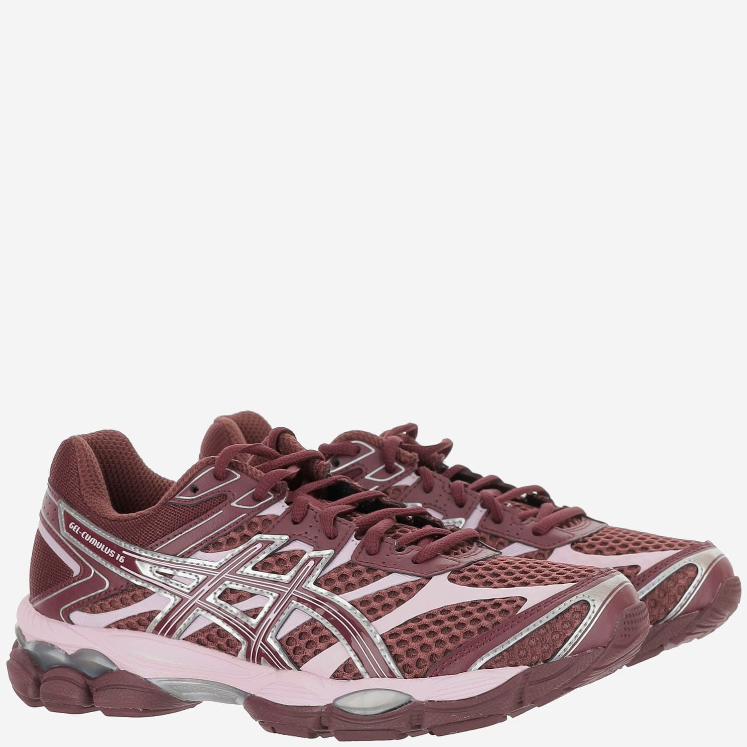 Asics Lightweight Running Shoes Mesh Upper In Red