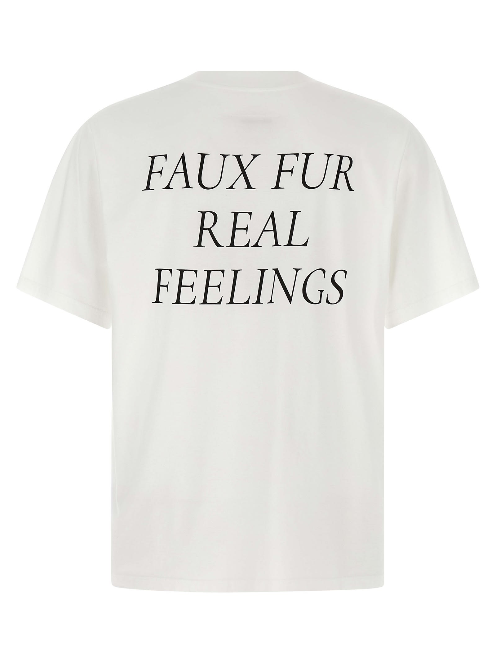 Mm6 Maison Margiela Mm6 By Maison Margiela Cotton Jersey Printed T-shirt With Crewneck In White