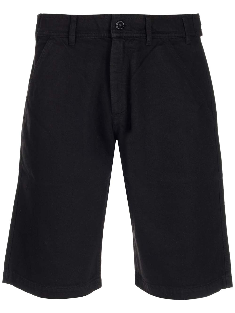 Black Bermuda Shorts With Application