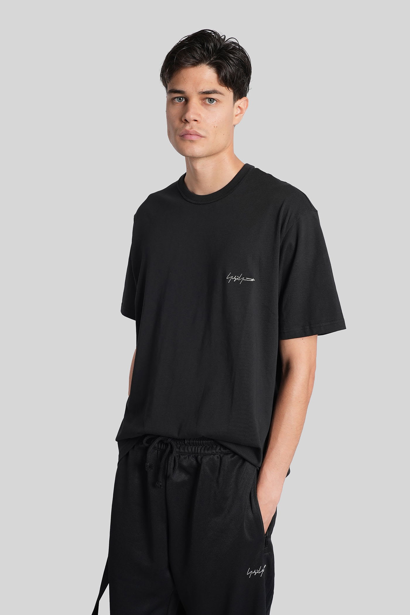 Y-3 Adidas T-shirt In Black