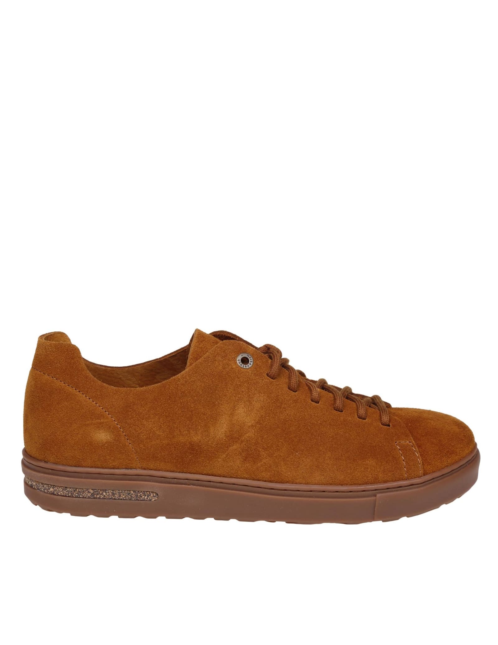 Shop Birkenstock Bend Low Sneakers In Mink Color Suede Leather